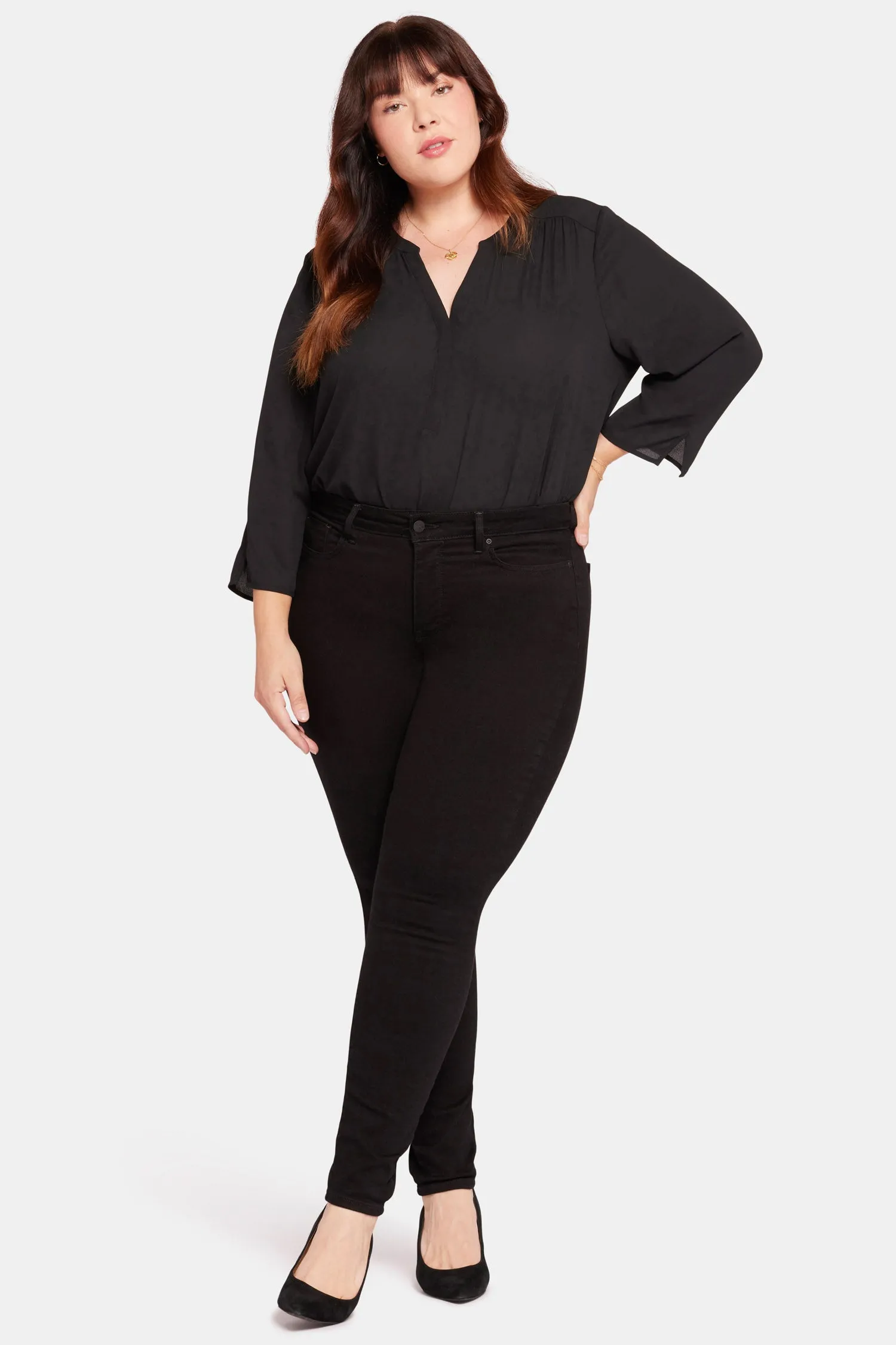 Ami Skinny Jeans In Plus Size - Black sold by NYDJ