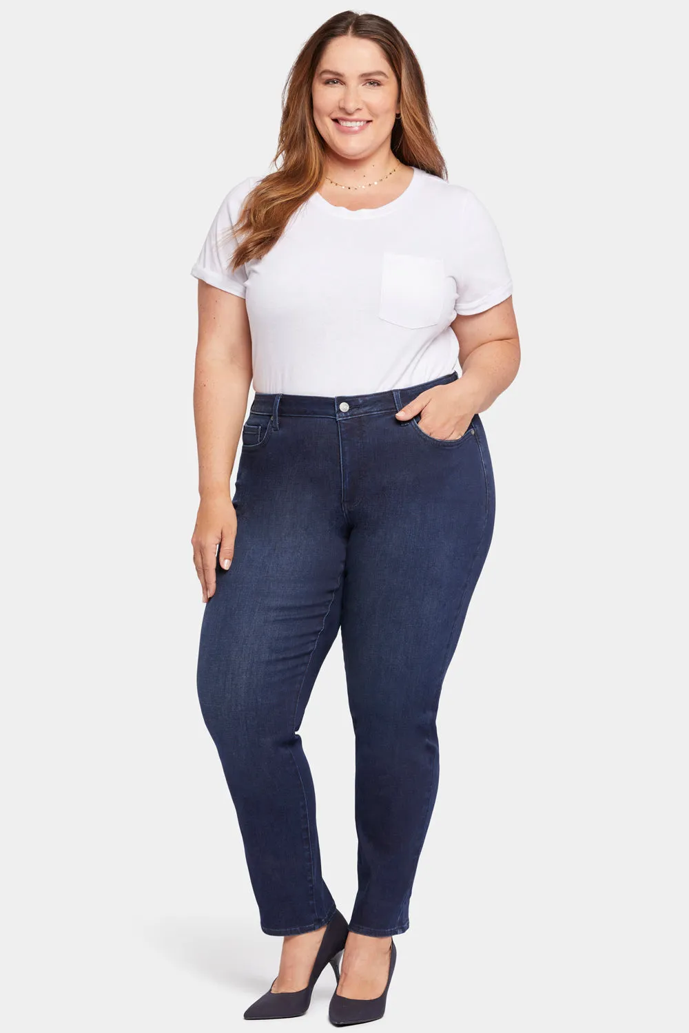 Relaxed Slender Jeans In Plus Size - Underground sold by NYDJ