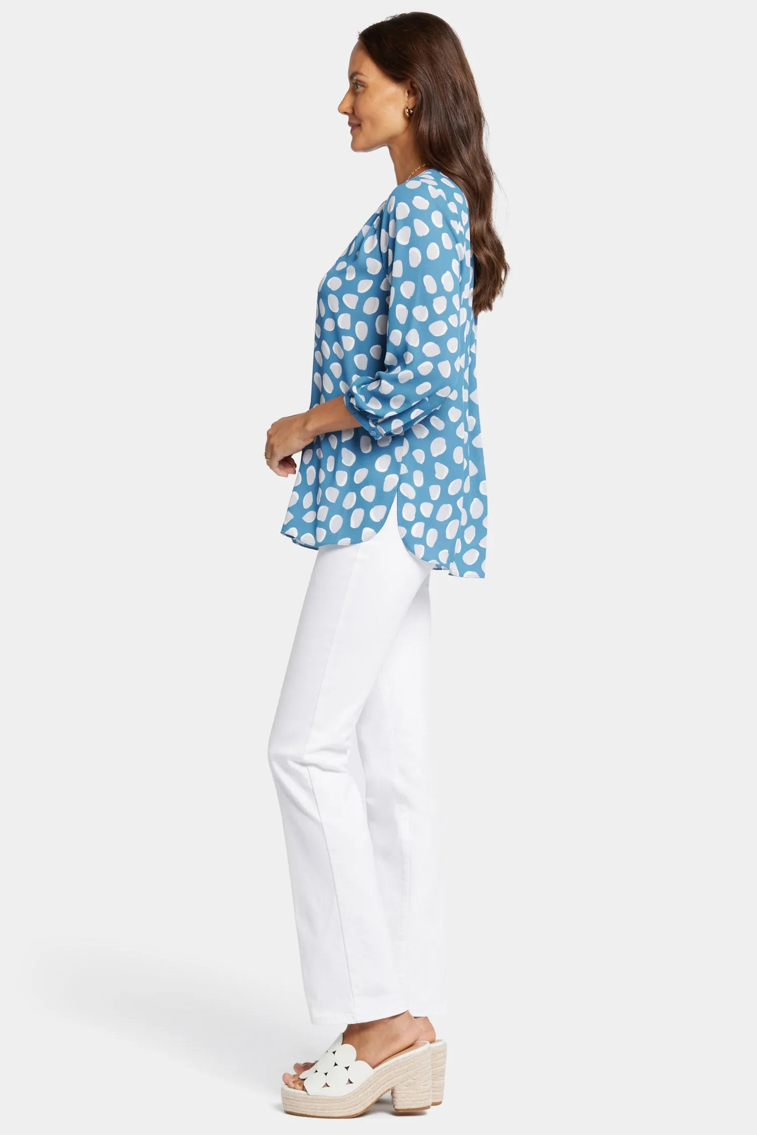 Pintuck Blouse - Delilah Dots sold by NYDJ product image thumbnail 3