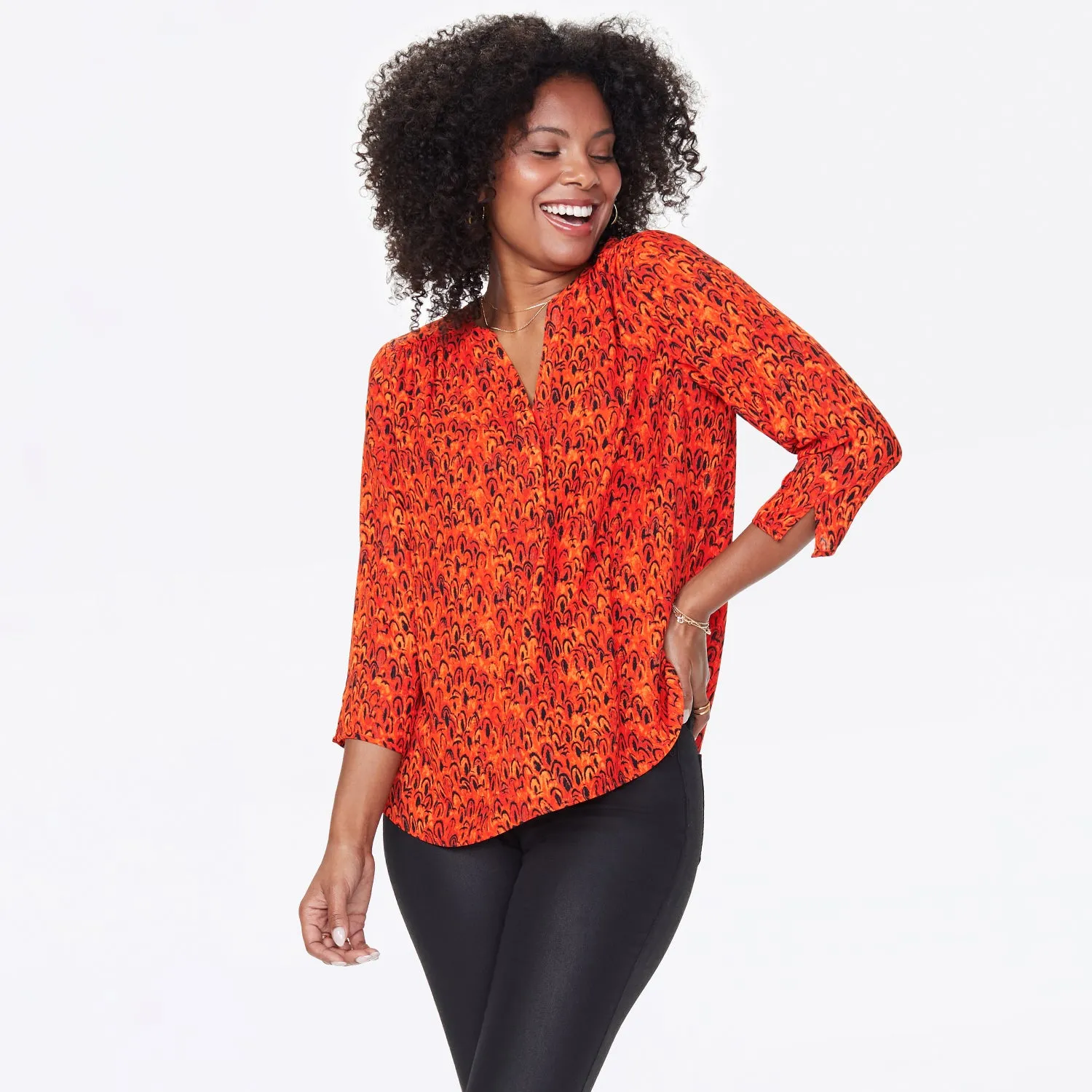 The Perfect Blouse - Parkside Plume sold by NYDJ product image thumbnail 4