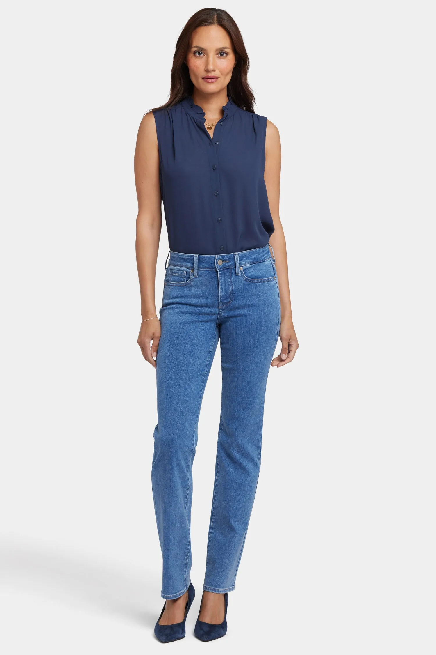 Marilyn Straight Jeans - Venice Blues sold by NYDJ product image thumbnail 4