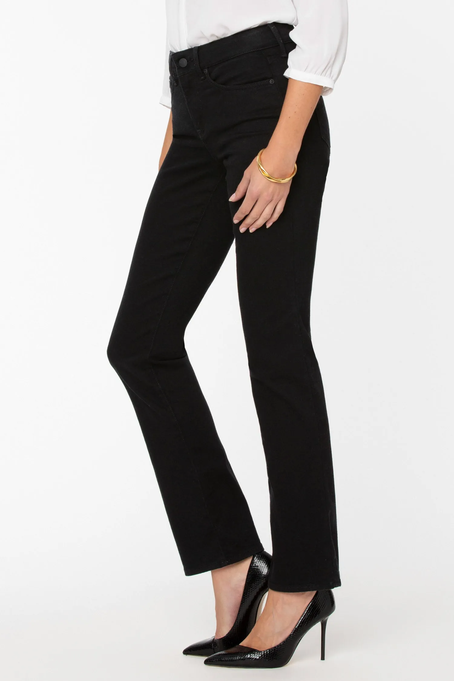 Marilyn Straight Jeans - Black sold by NYDJ product image thumbnail 2