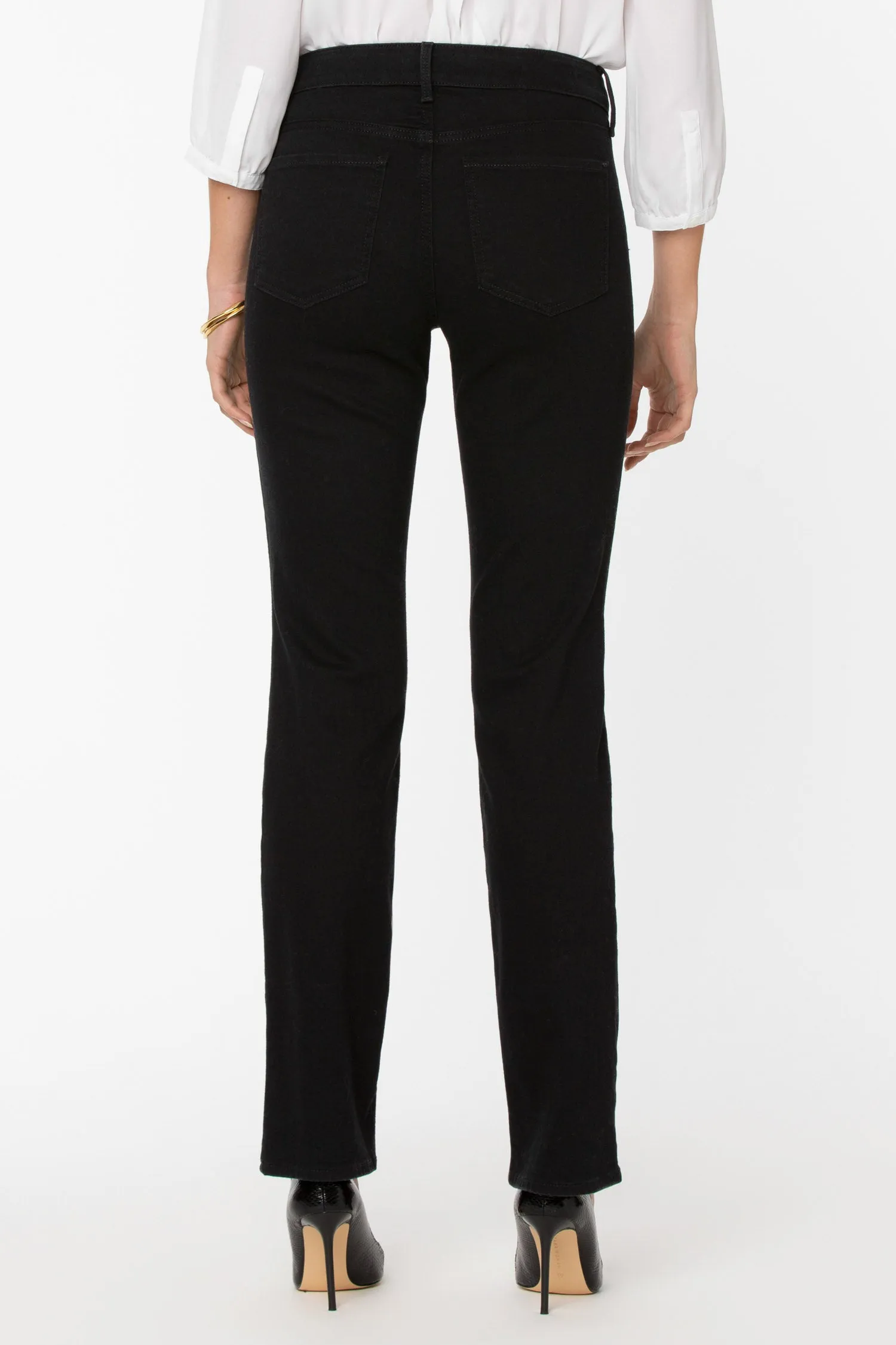 Marilyn Straight Jeans - Black sold by NYDJ product image thumbnail 3