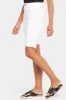 Briella 10 Inch Denim Shorts In Petite - Optic White sold by NYDJ