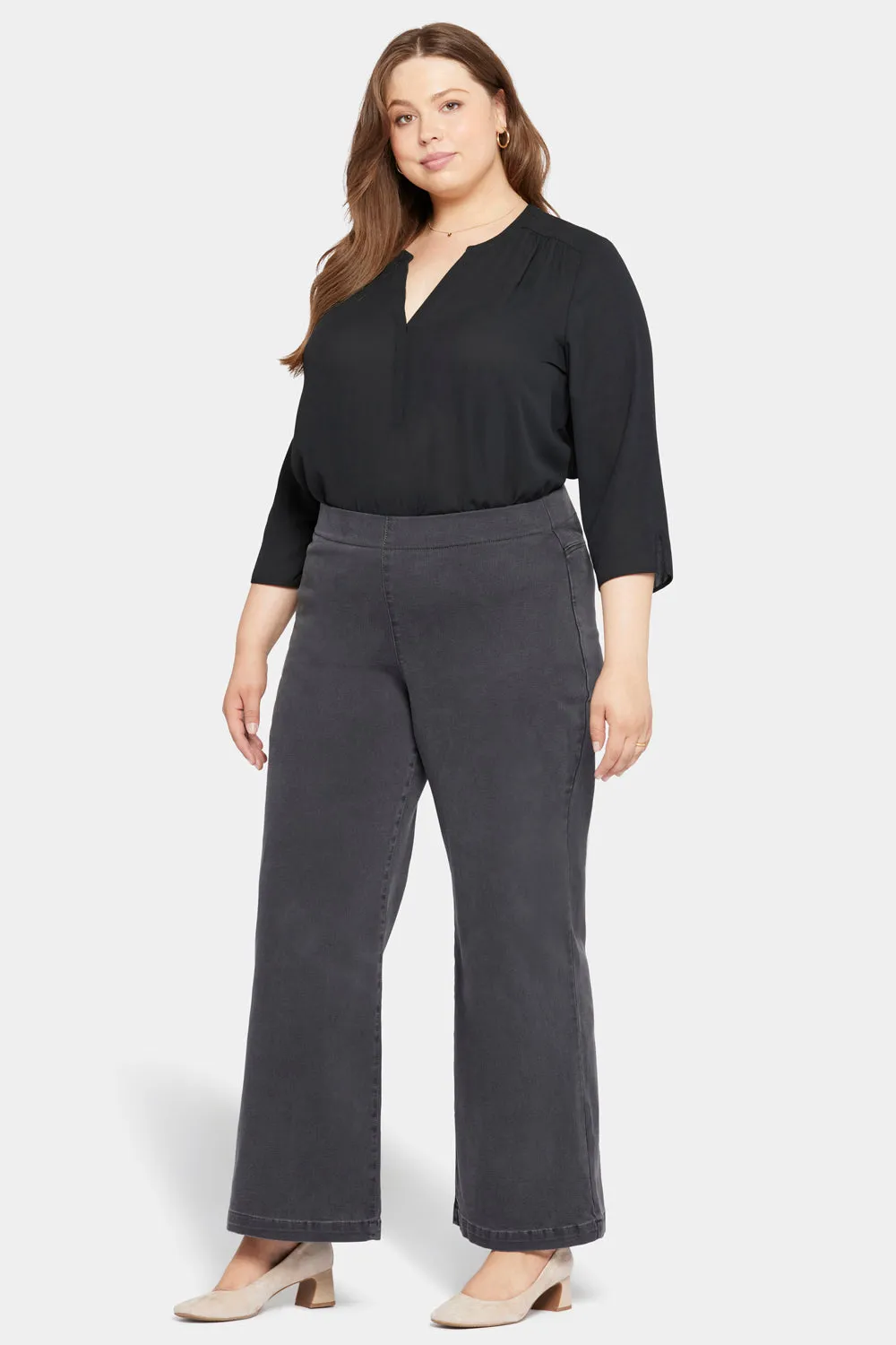Pull-On Teresa Wide Leg Jeans In Plus Size - Sierra sold by NYDJ product image thumbnail 5