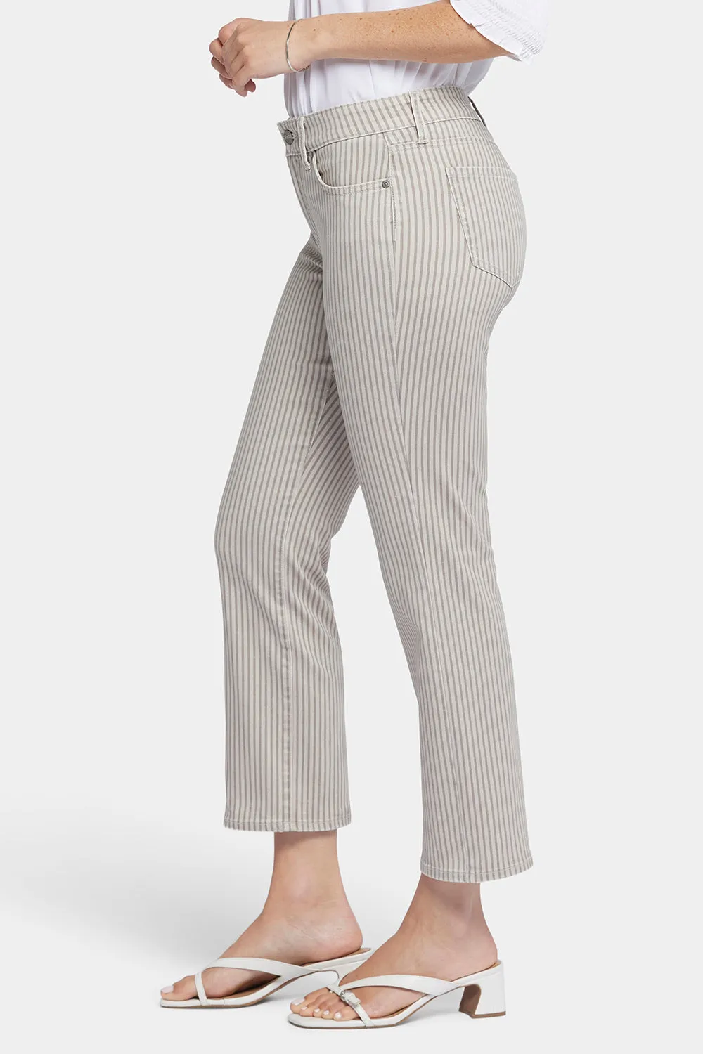 Marilyn Straight Ankle Jeans - Sandbar Stripe sold by NYDJ product image thumbnail 3
