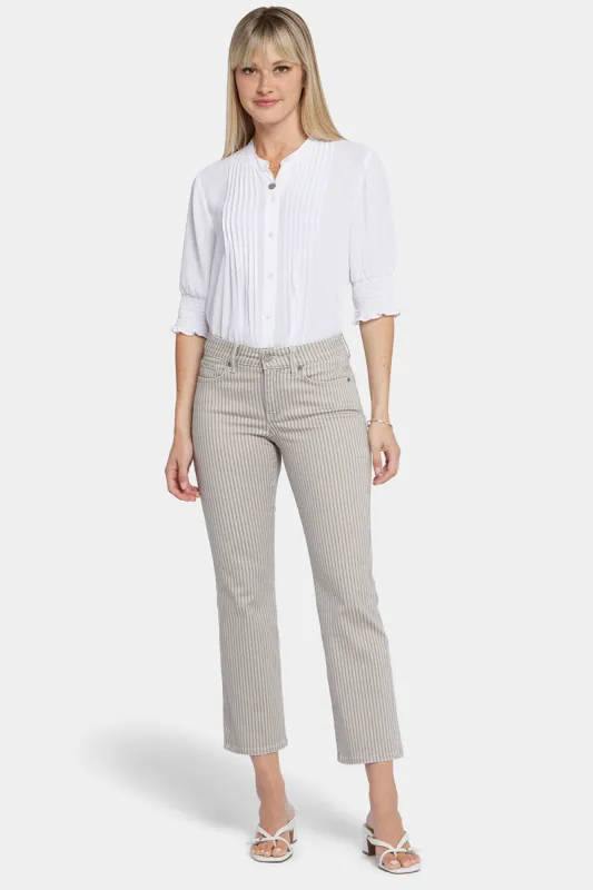 Marilyn Straight Ankle Jeans - Sandbar Stripe sold by NYDJ