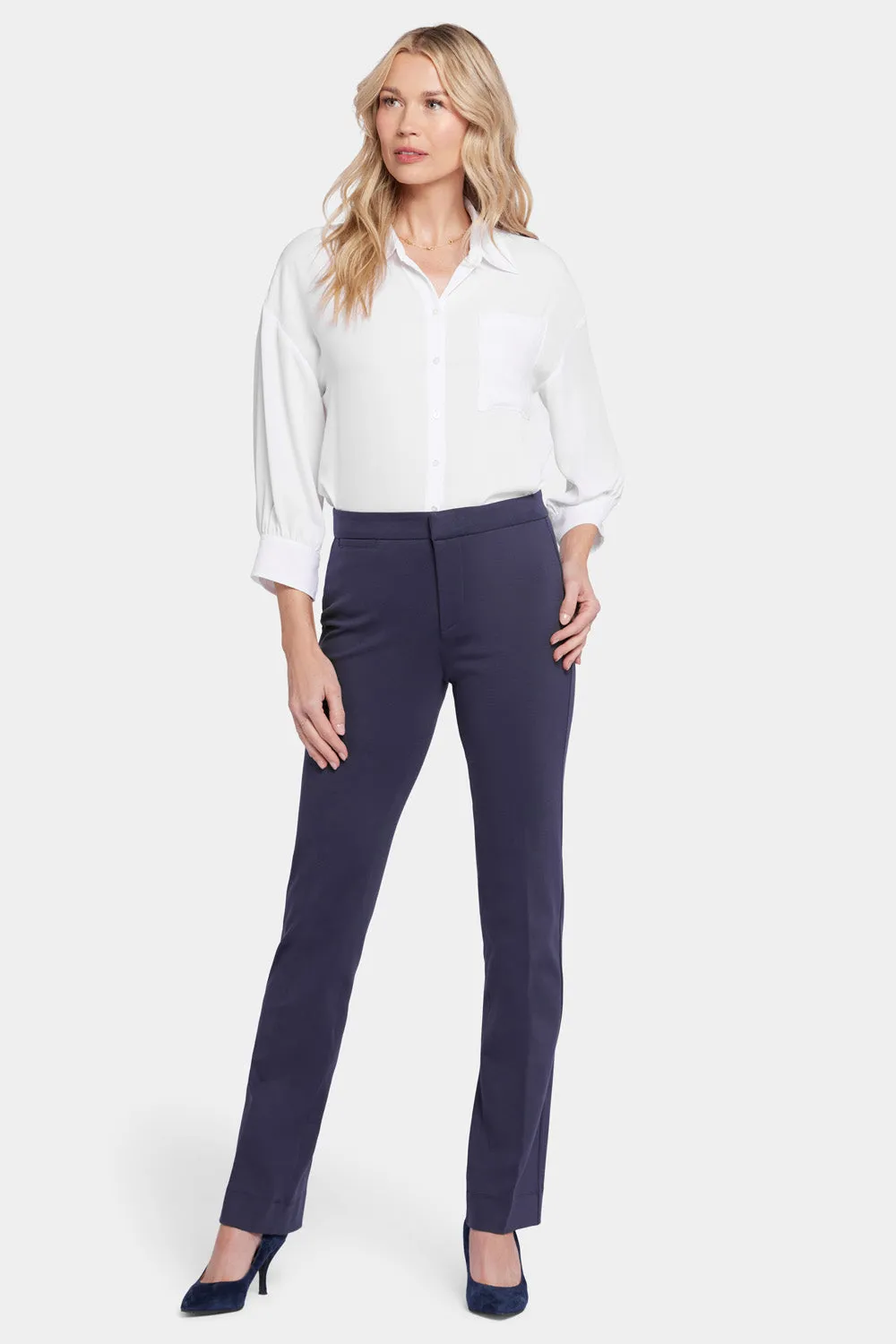 Slim Trouser Pants - Oxford Navy sold by NYDJ product image thumbnail 4