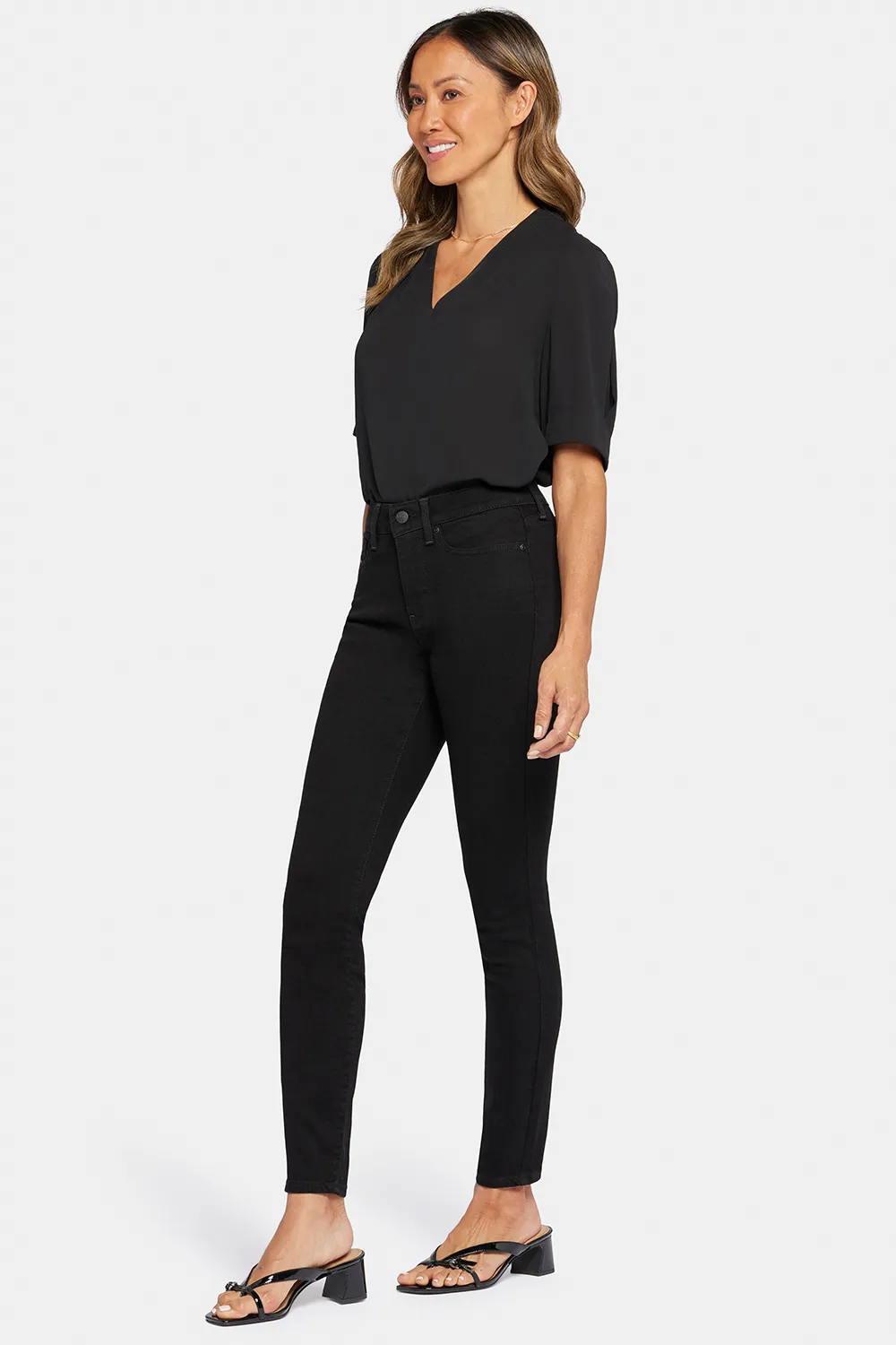 Ami Skinny Jeans In Petite - Black sold by NYDJ product image thumbnail 5