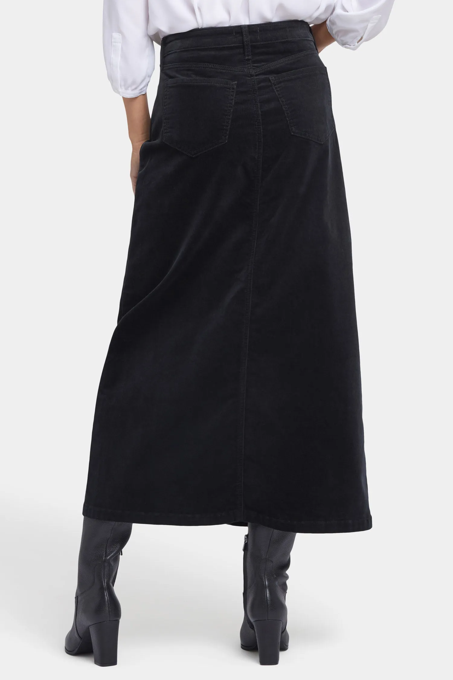 High Rise Long Skirt - Black sold by NYDJ product image thumbnail 2