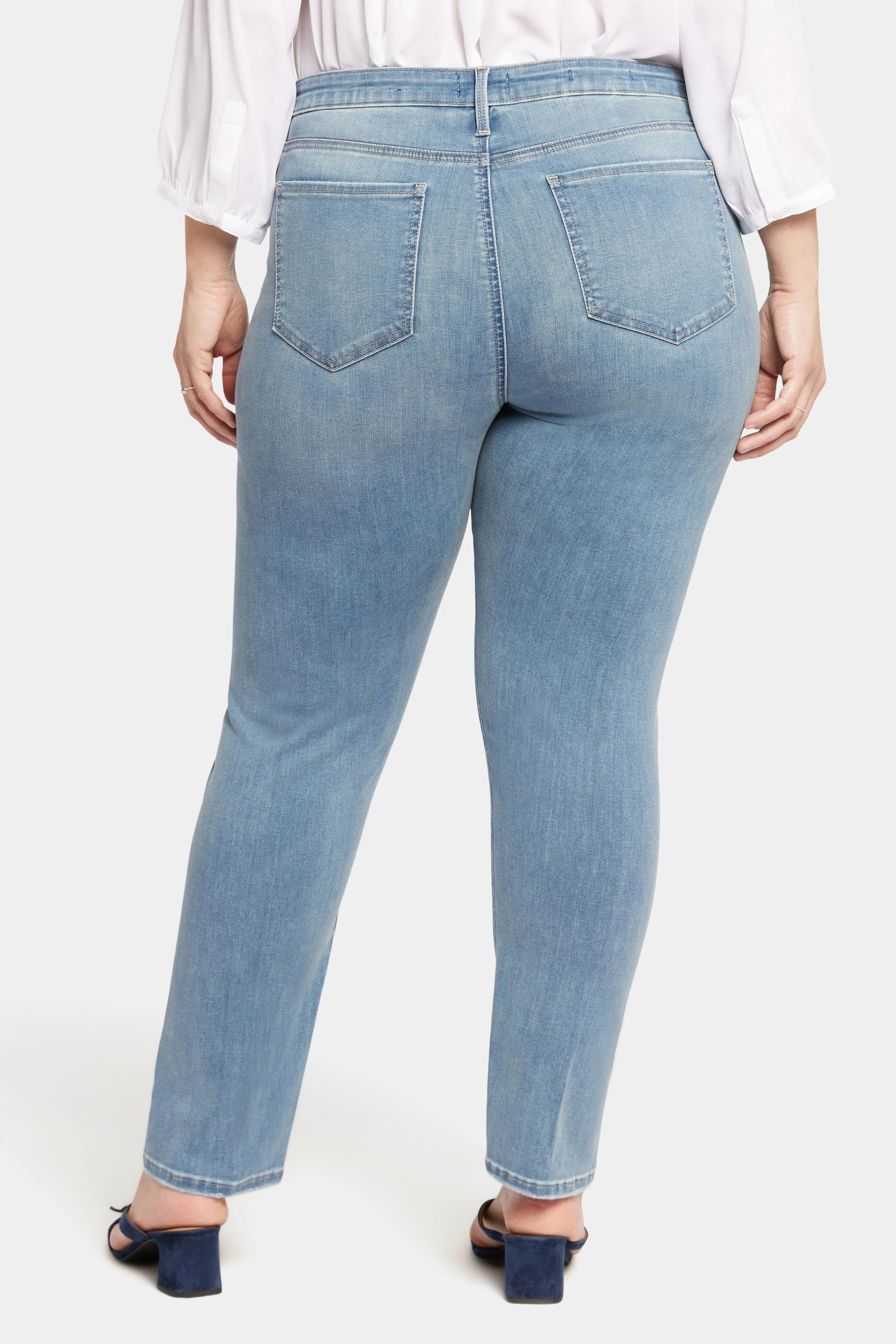 Le Silhouette Sheri Slim Jeans In Plus Size - Angel sold by NYDJ product image thumbnail 2