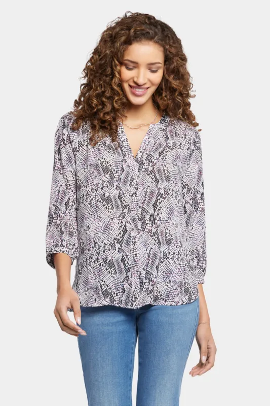 Pintuck Blouse - Vandalia sold by NYDJ