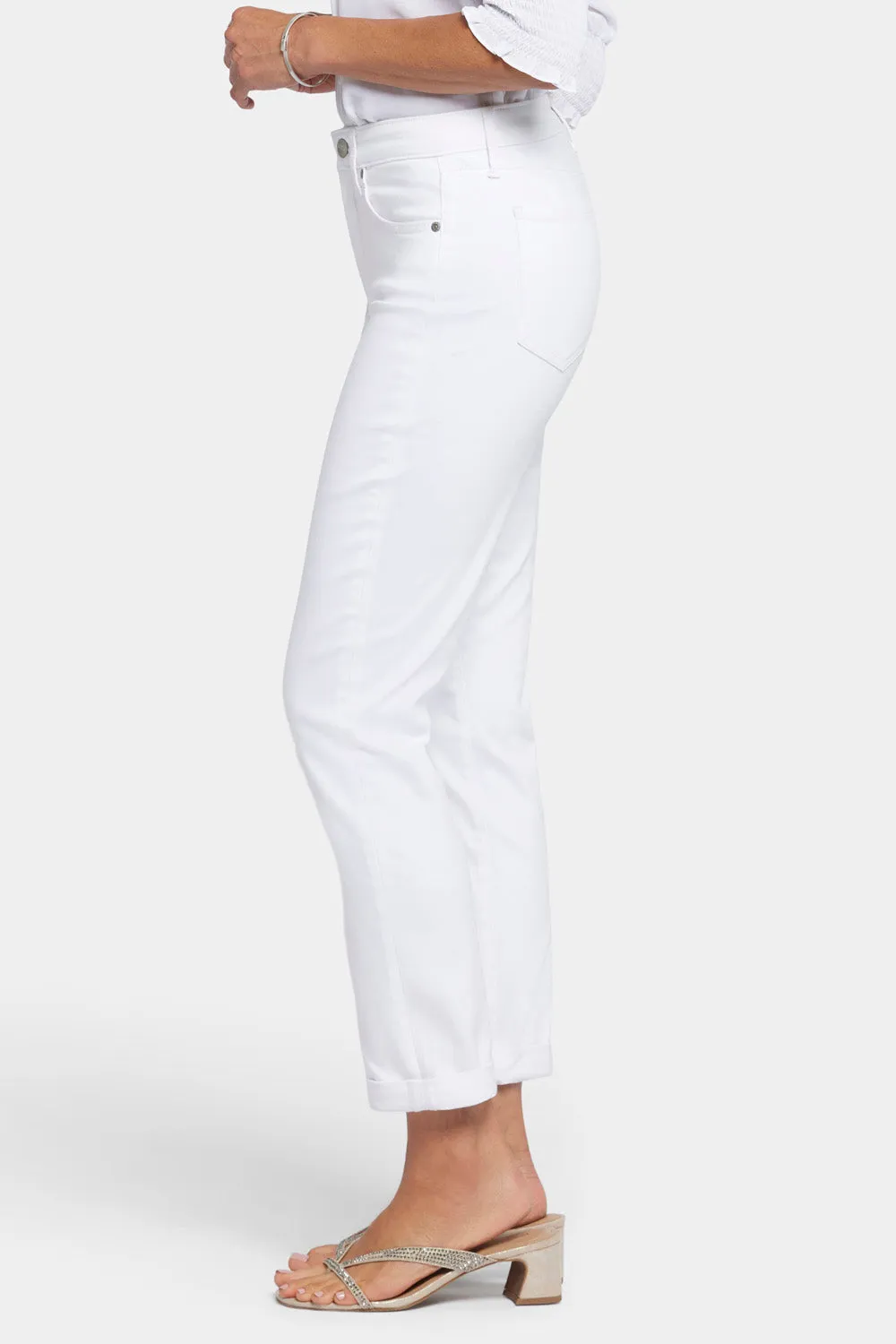 Margot Girlfriend Jeans - Optic White sold by NYDJ product image thumbnail 3