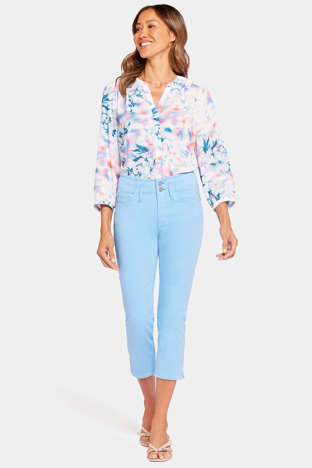 Chloe Capri Jeans - Bluebell sold by NYDJ