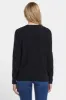 Cashmere Crewneck Cardigan - Black sold by NYDJ