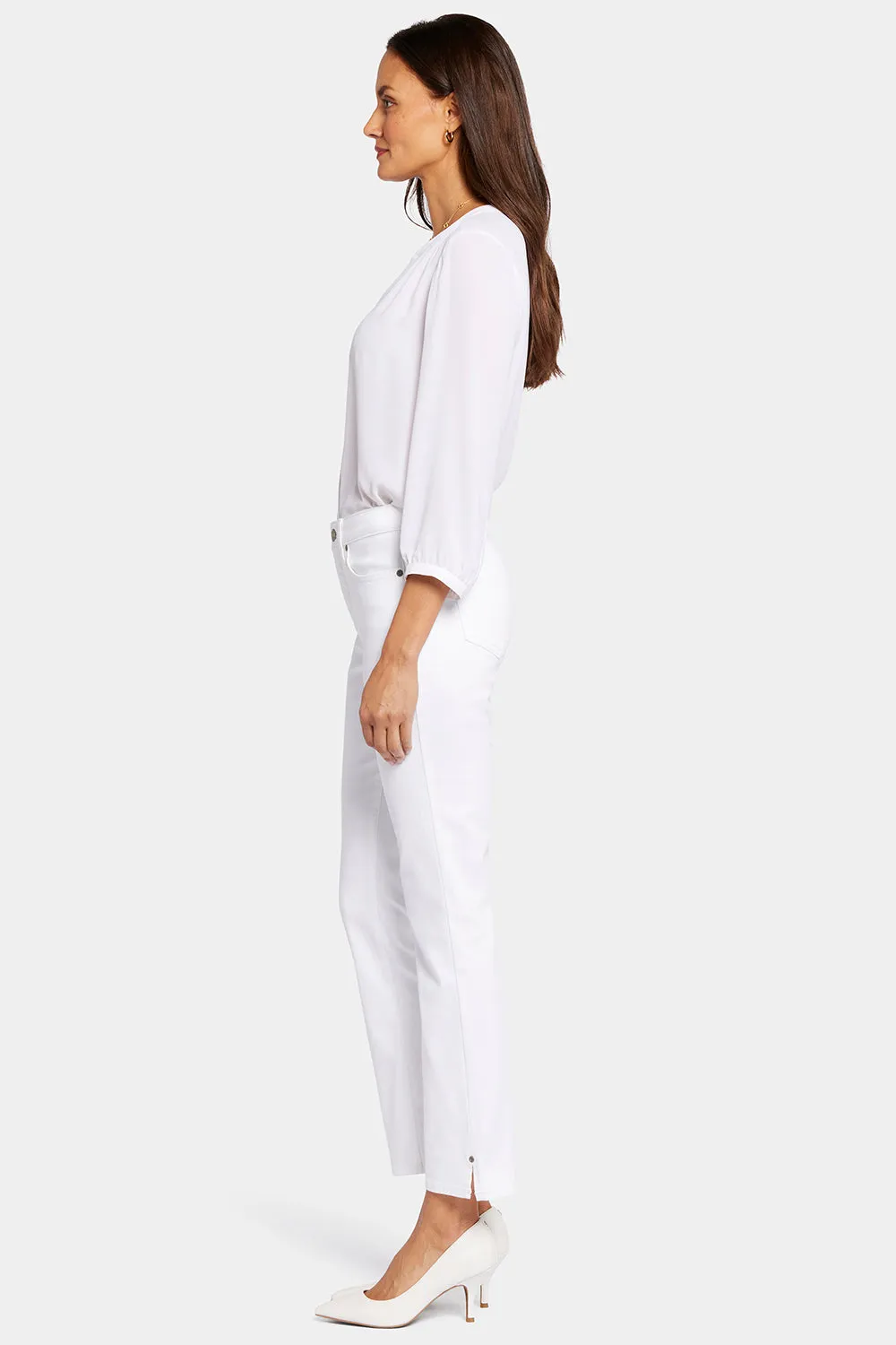 Sheri Slim Ankle Jeans - Optic White sold by NYDJ product image thumbnail 5