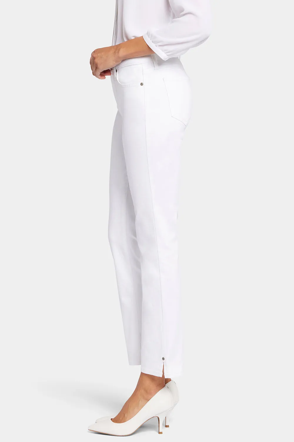 Sheri Slim Ankle Jeans - Optic White sold by NYDJ product image thumbnail 3