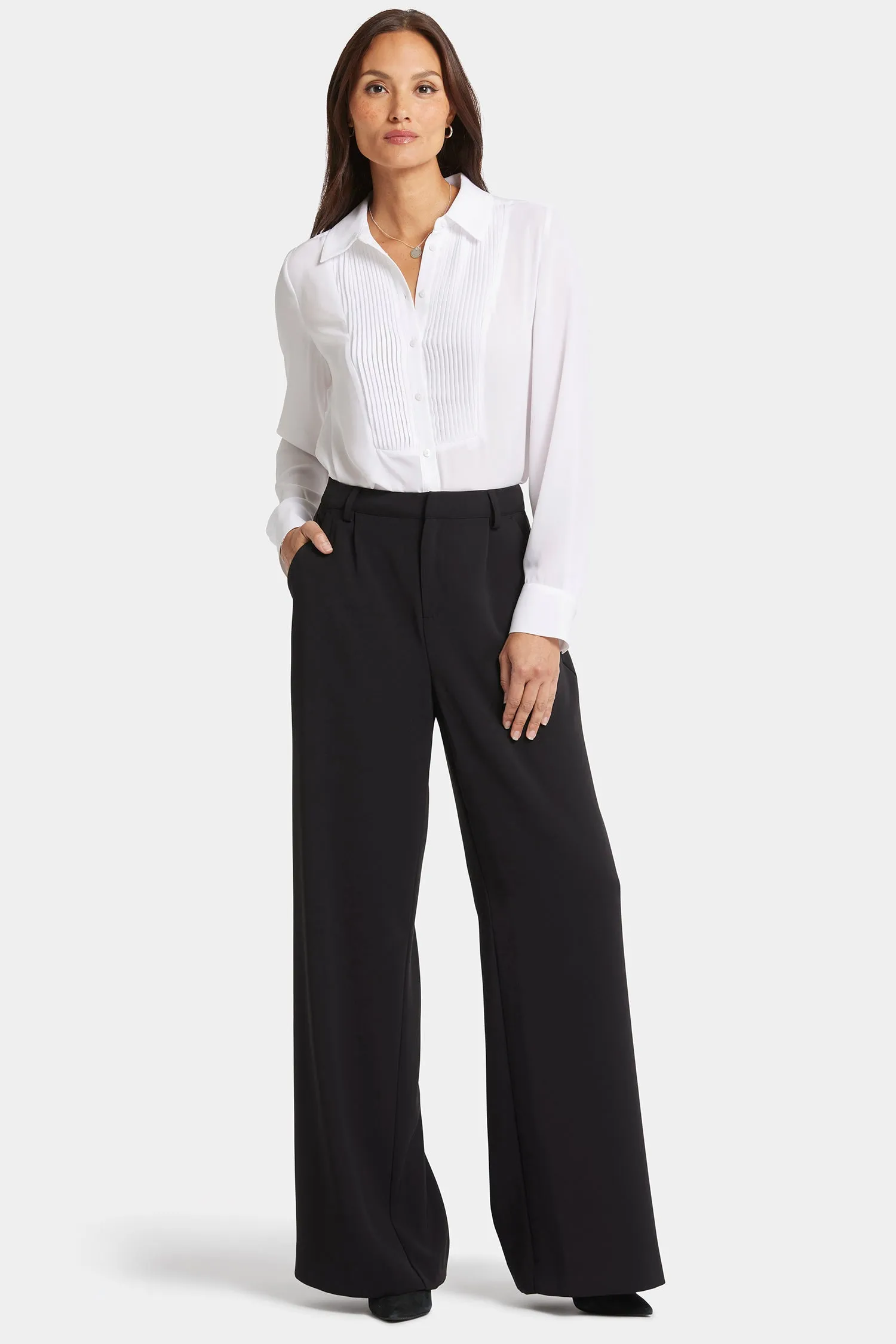 Wide Leg Trouser Pants - Black sold by NYDJ product image thumbnail 4