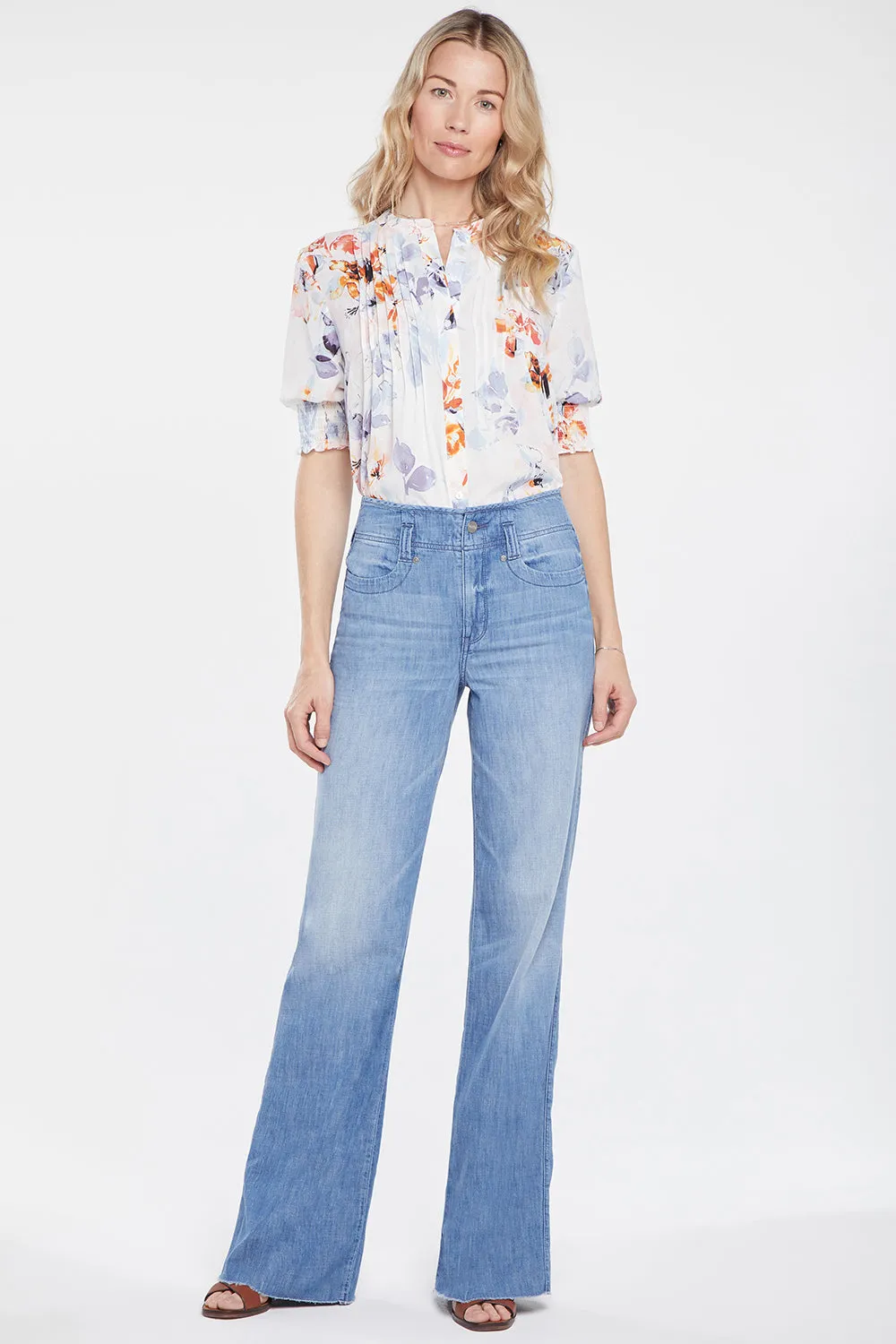 Teresa Wide Leg Jeans In Tall - Everly sold by NYDJ