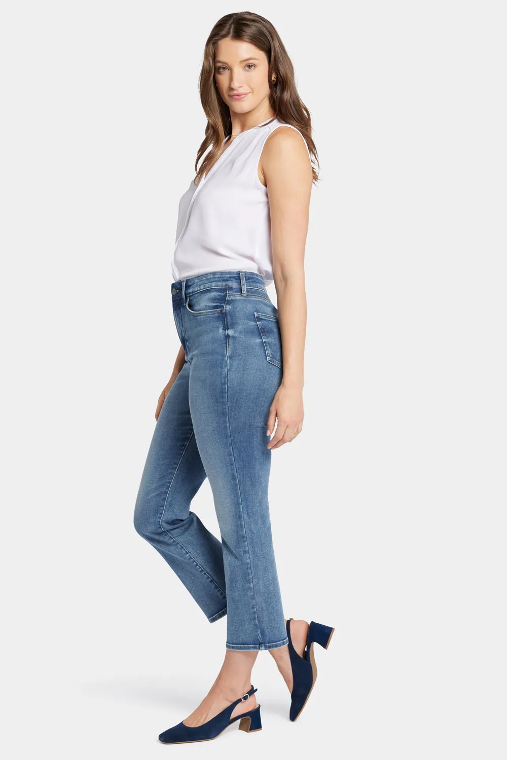 Curve Shaper™ Marilyn Straight Ankle Jeans - Fantasy sold by NYDJ product image thumbnail 5