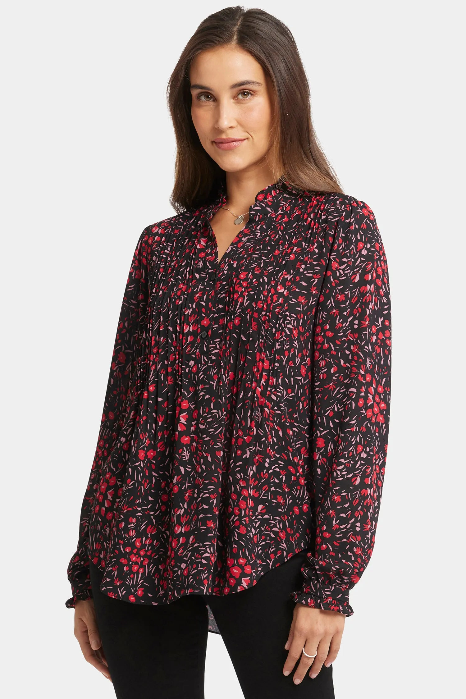 Pleated Front Tunic - Beulah Basin sold by NYDJ product image thumbnail 4