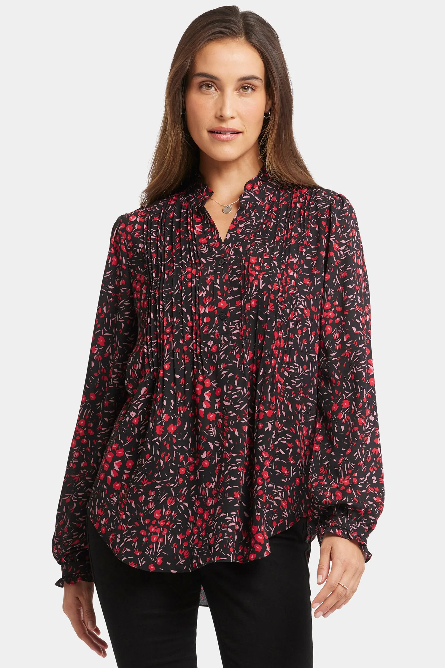 Pleated Front Tunic - Beulah Basin sold by NYDJ