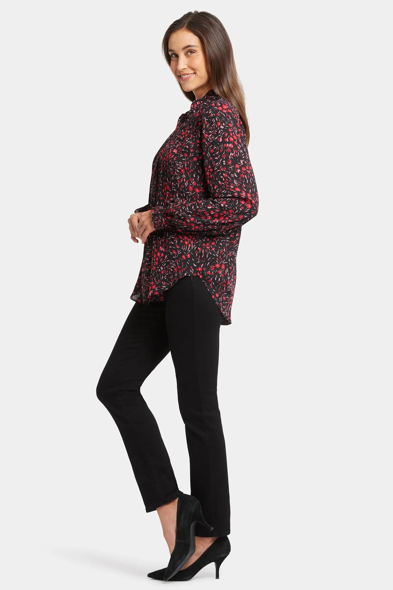 Pleated Front Tunic - Beulah Basin sold by NYDJ product image thumbnail 3