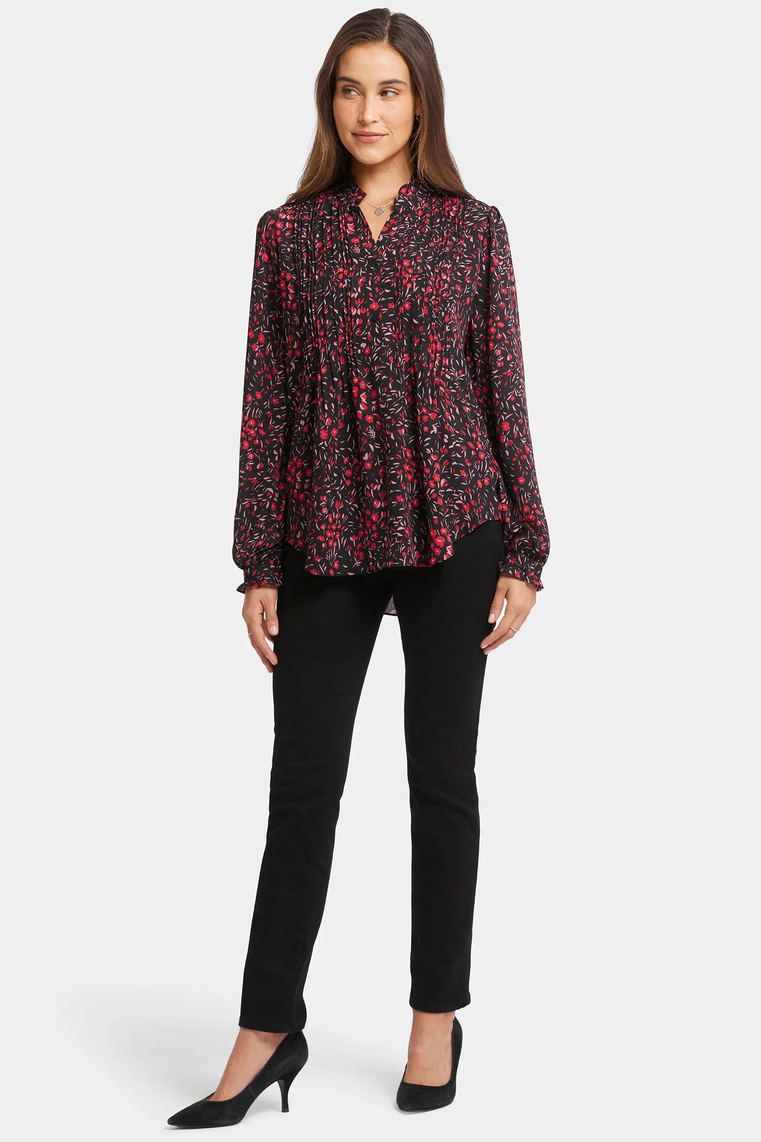 Pleated Front Tunic - Beulah Basin sold by NYDJ product image thumbnail 5