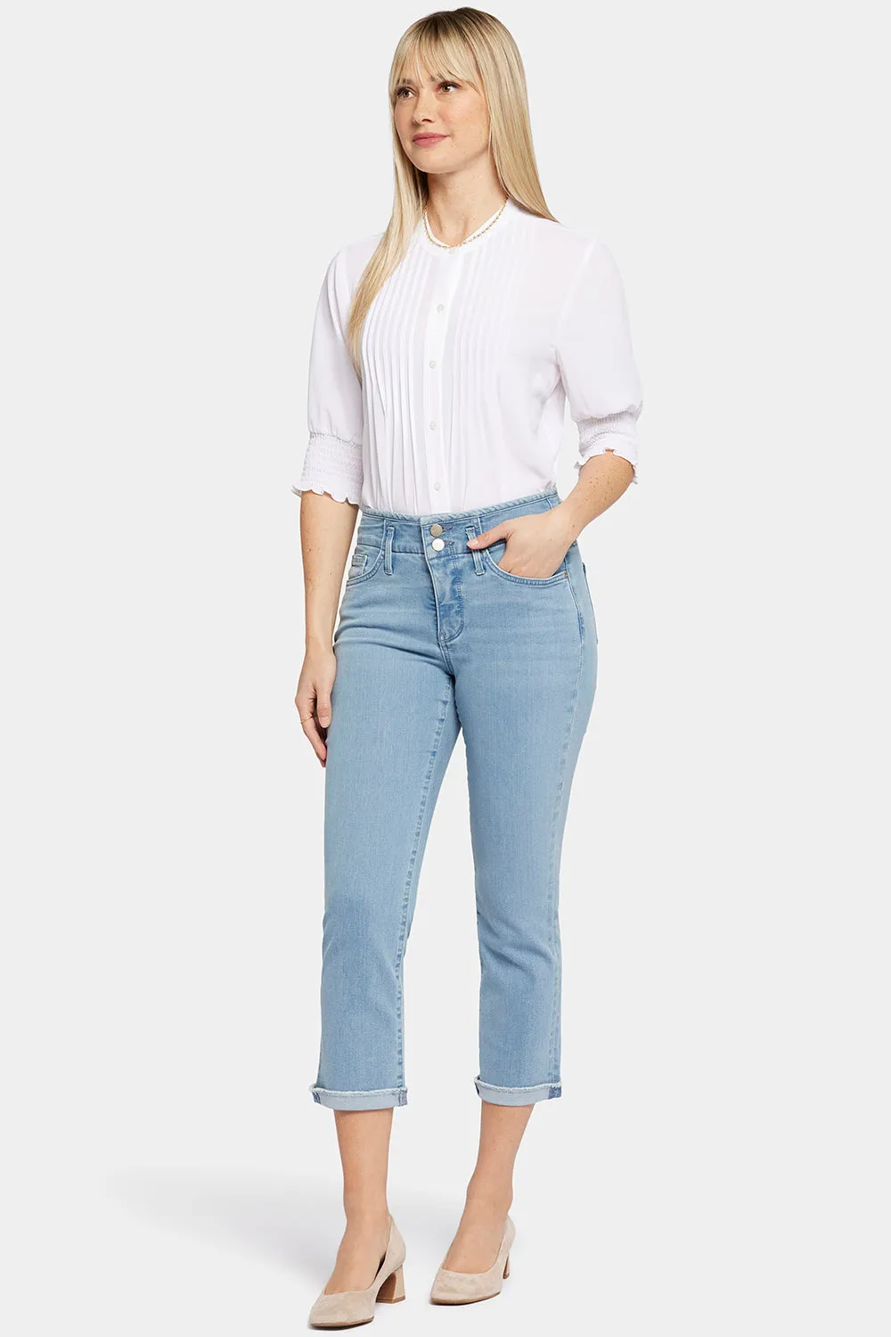 Chloe Capri Jeans In Petite - Kingston sold by NYDJ