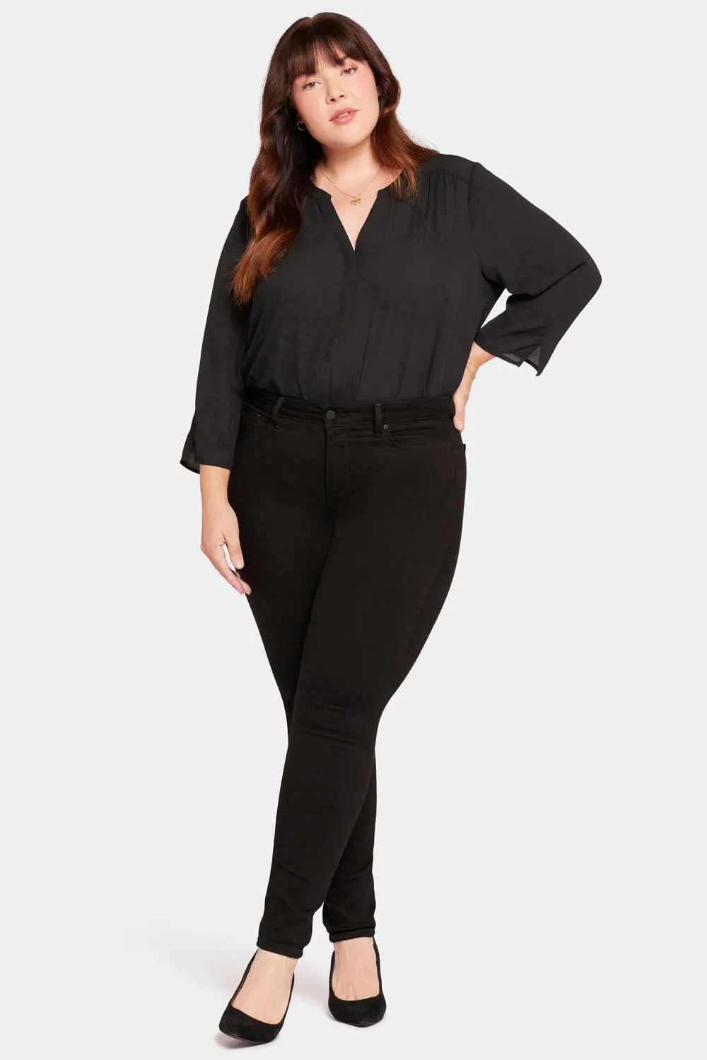 Ami Skinny Jeans In Plus Size - Black sold by NYDJ