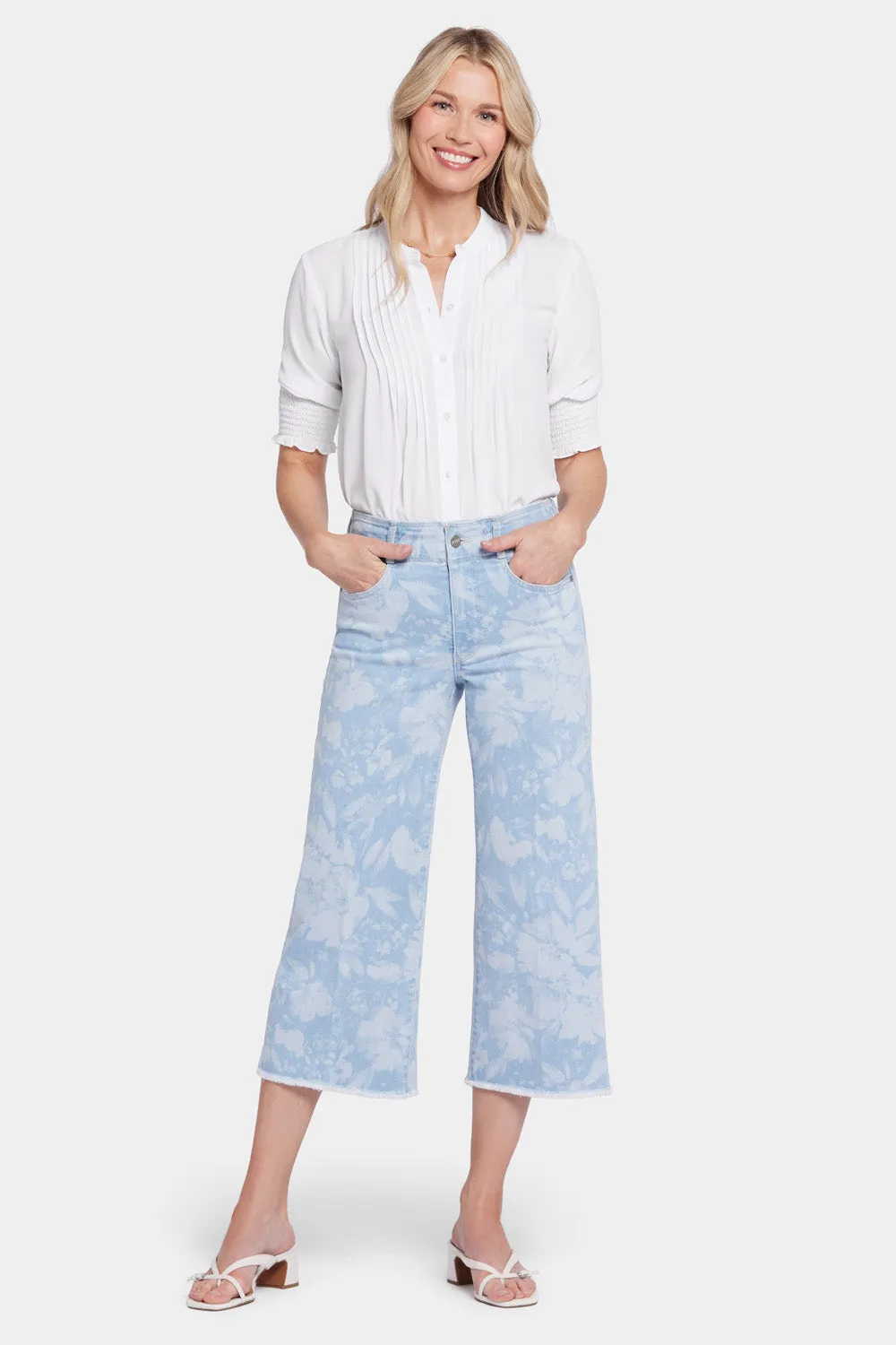 Brigitte Wide Leg Capri Jeans - Marian Annabella sold by NYDJ