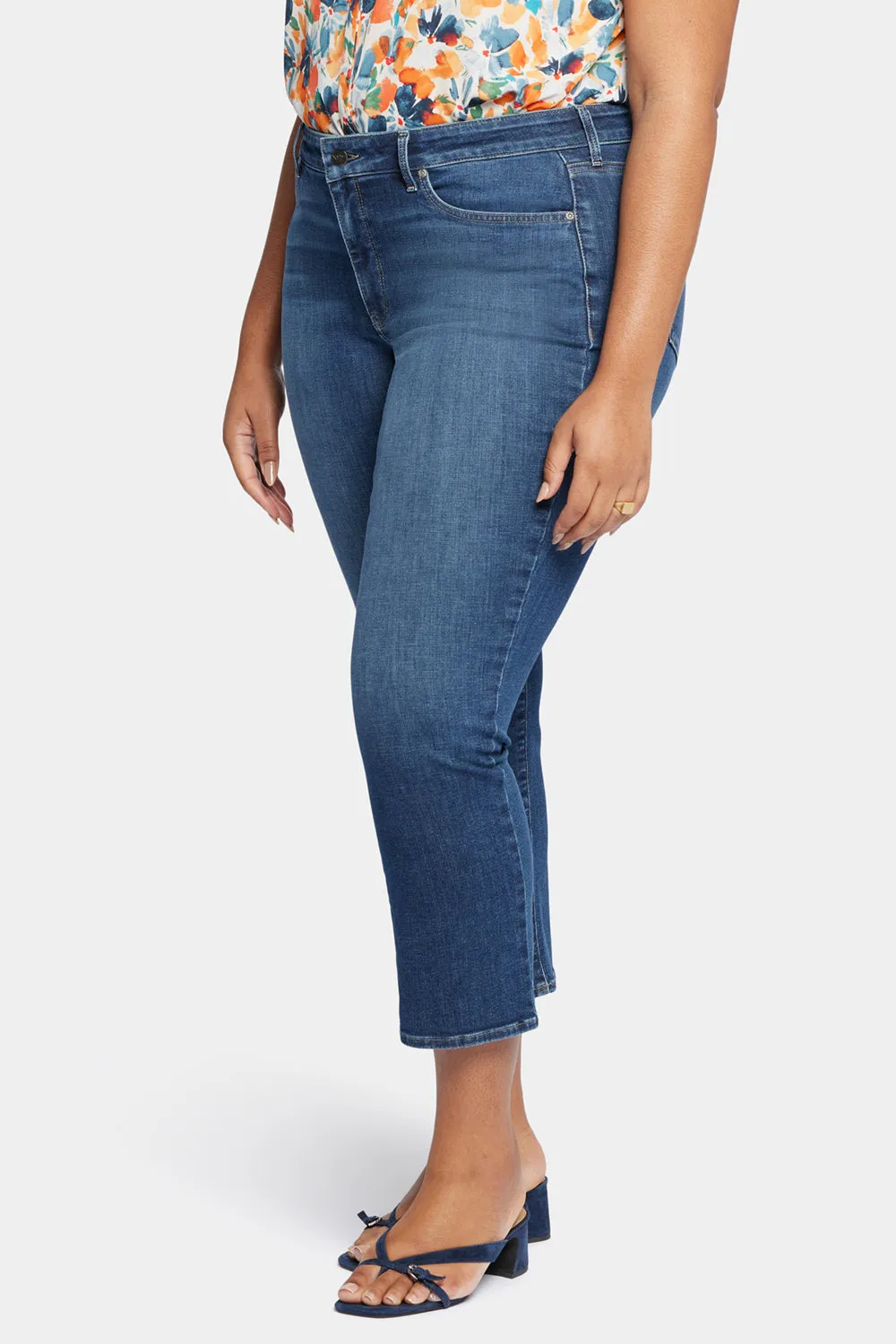 Marilyn Straight Ankle Jeans In Plus Size - Dimension sold by NYDJ product image thumbnail 3