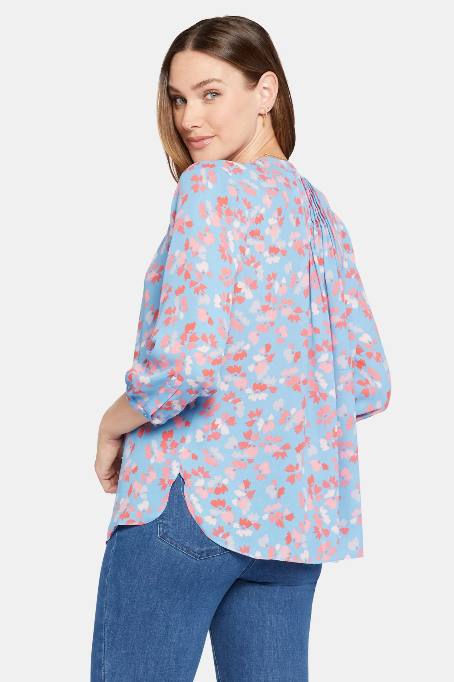 Pintuck Blouse In Petite - Pacific Meadows sold by NYDJ product image thumbnail 2