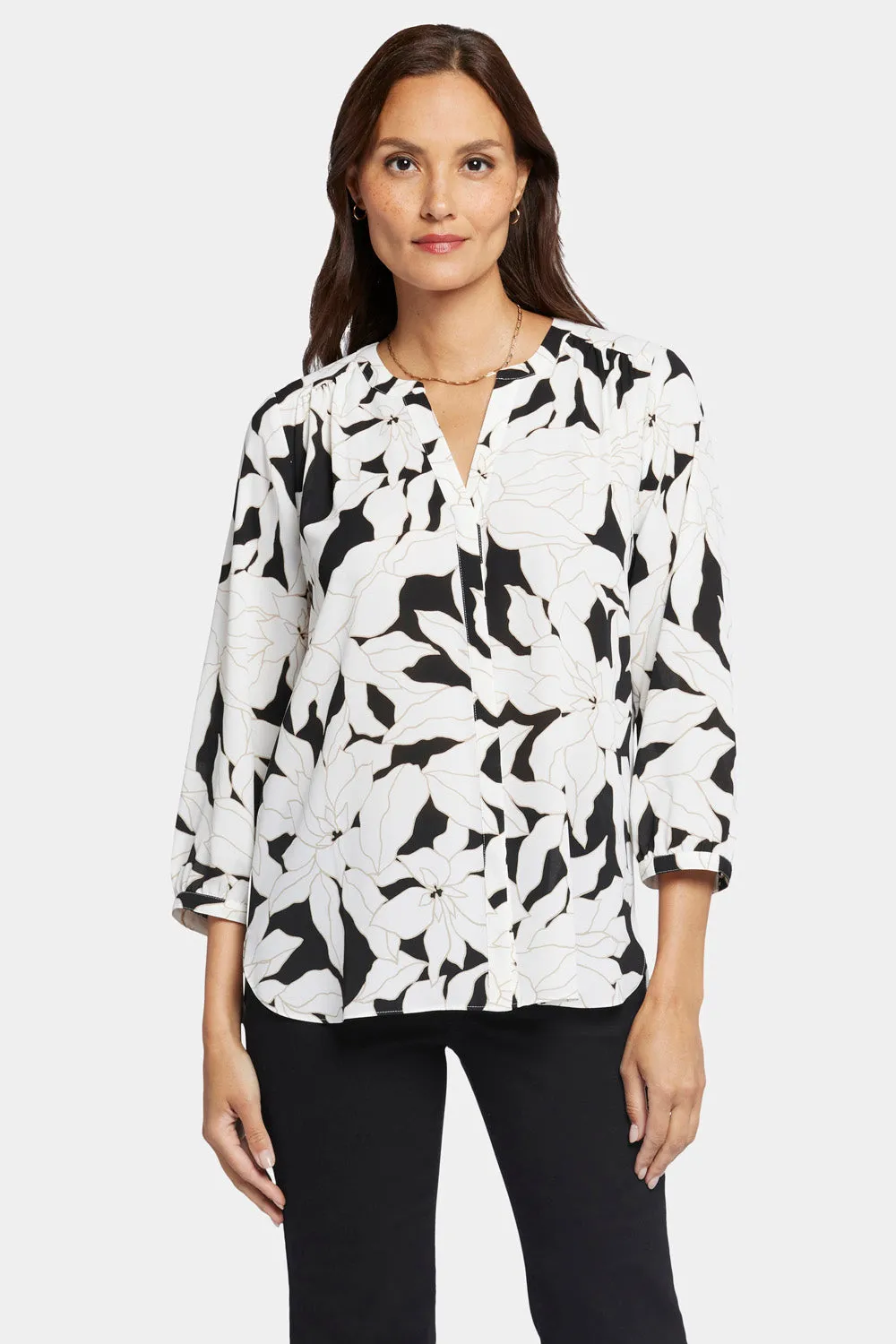 Pintuck Blouse - Lalas sold by NYDJ product image thumbnail 4