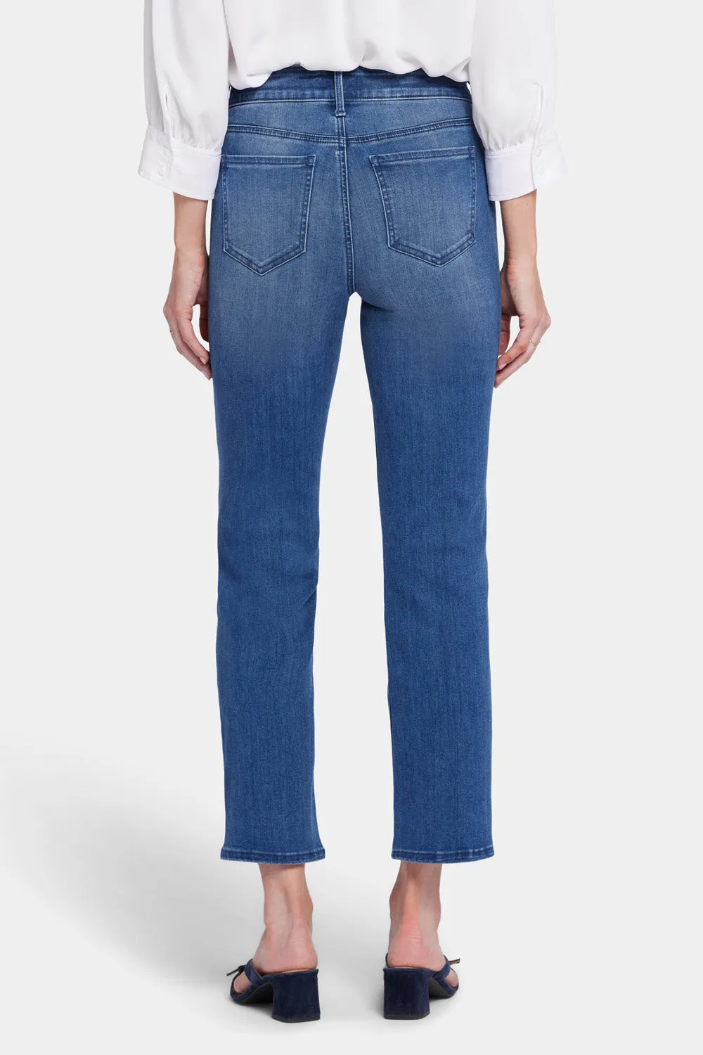 Marilyn Straight Ankle Jeans - Blue Island sold by NYDJ product image thumbnail 2