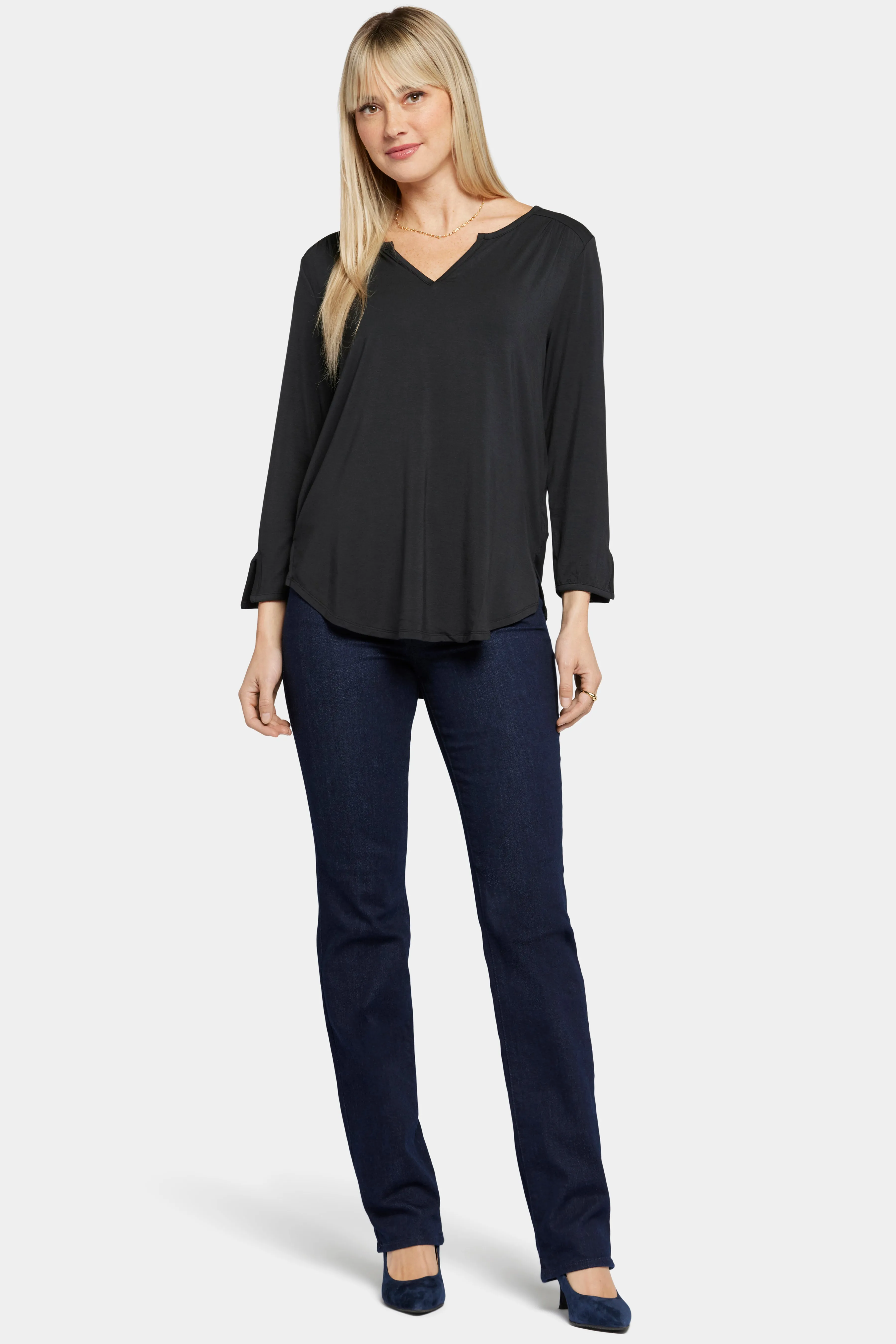 Perfect Tee - Black sold by NYDJ product image thumbnail 5