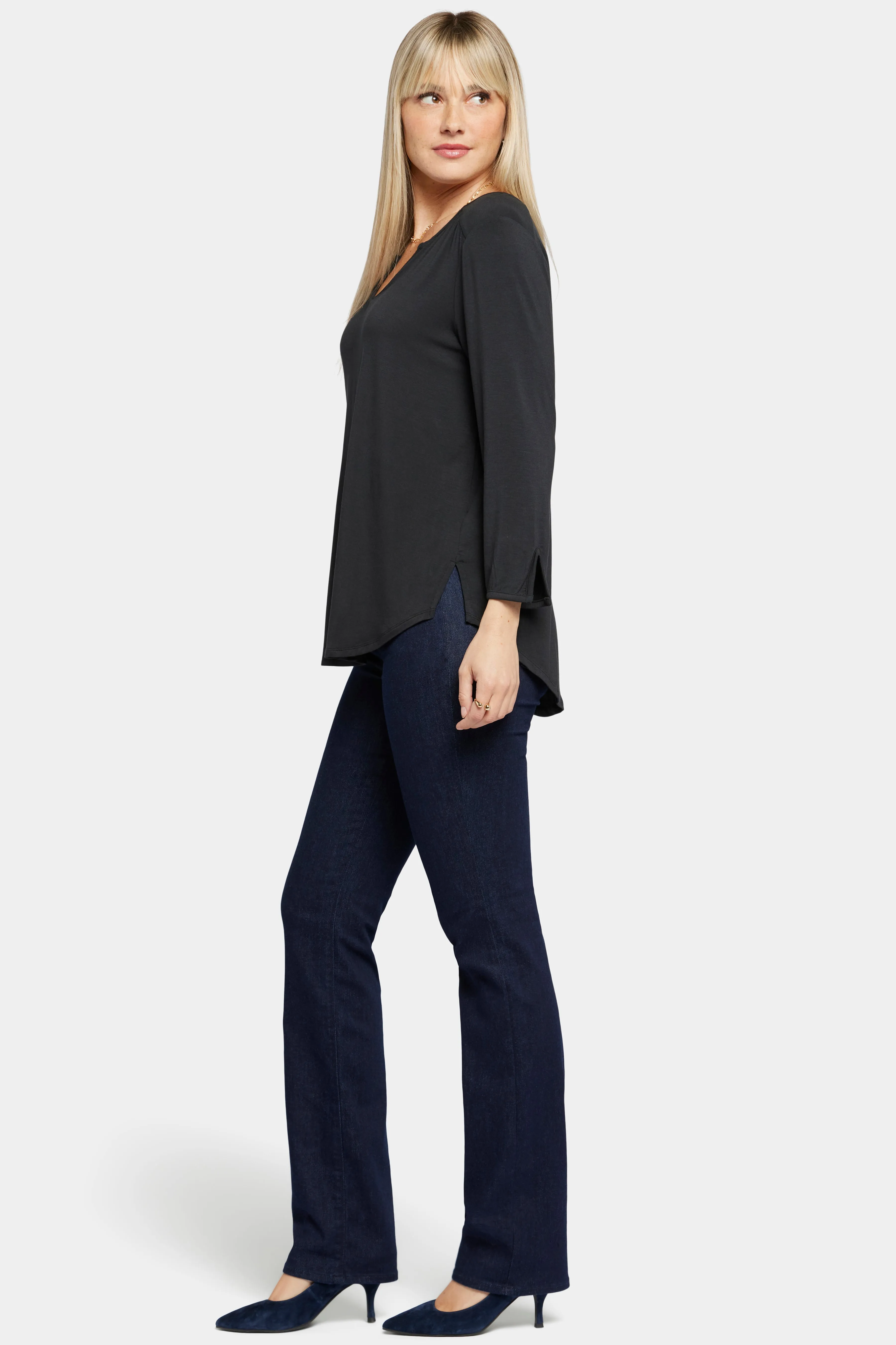 Perfect Tee - Black sold by NYDJ product image thumbnail 3