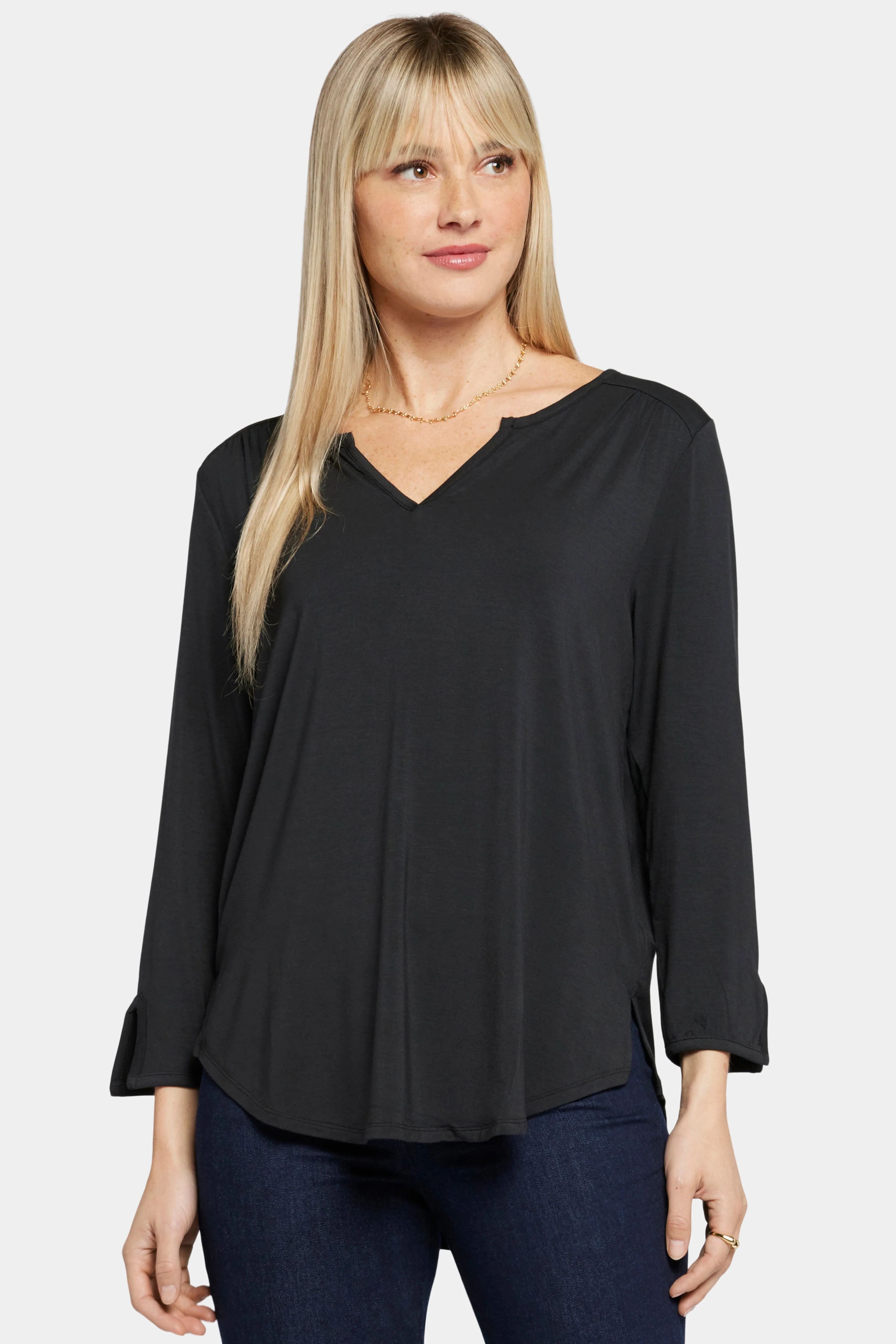 Perfect Tee - Black sold by NYDJ product image thumbnail 4