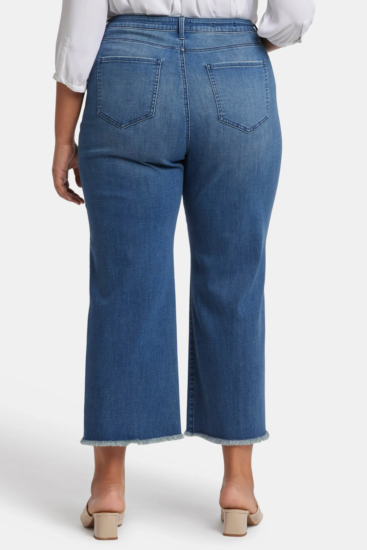 Teresa Wide Leg Ankle Jeans In Plus Size - Mission Blue sold by NYDJ product image thumbnail 2