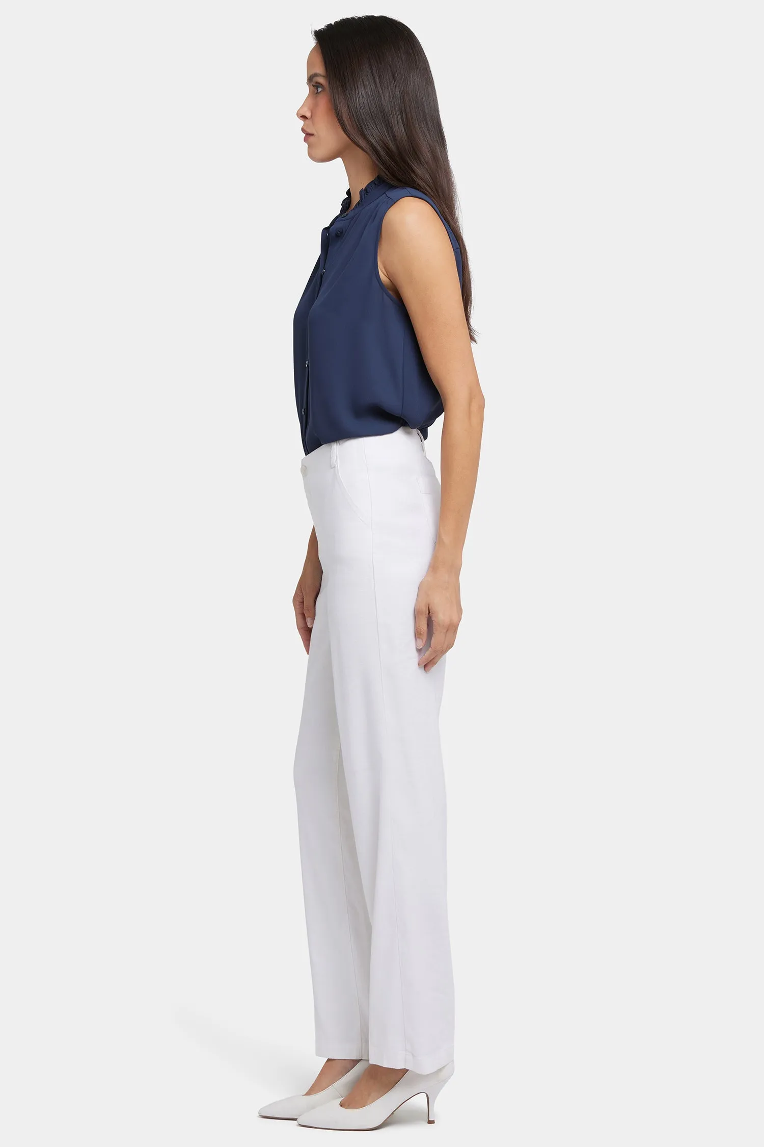 Marilyn Straight Pants - Optic White sold by NYDJ product image thumbnail 5