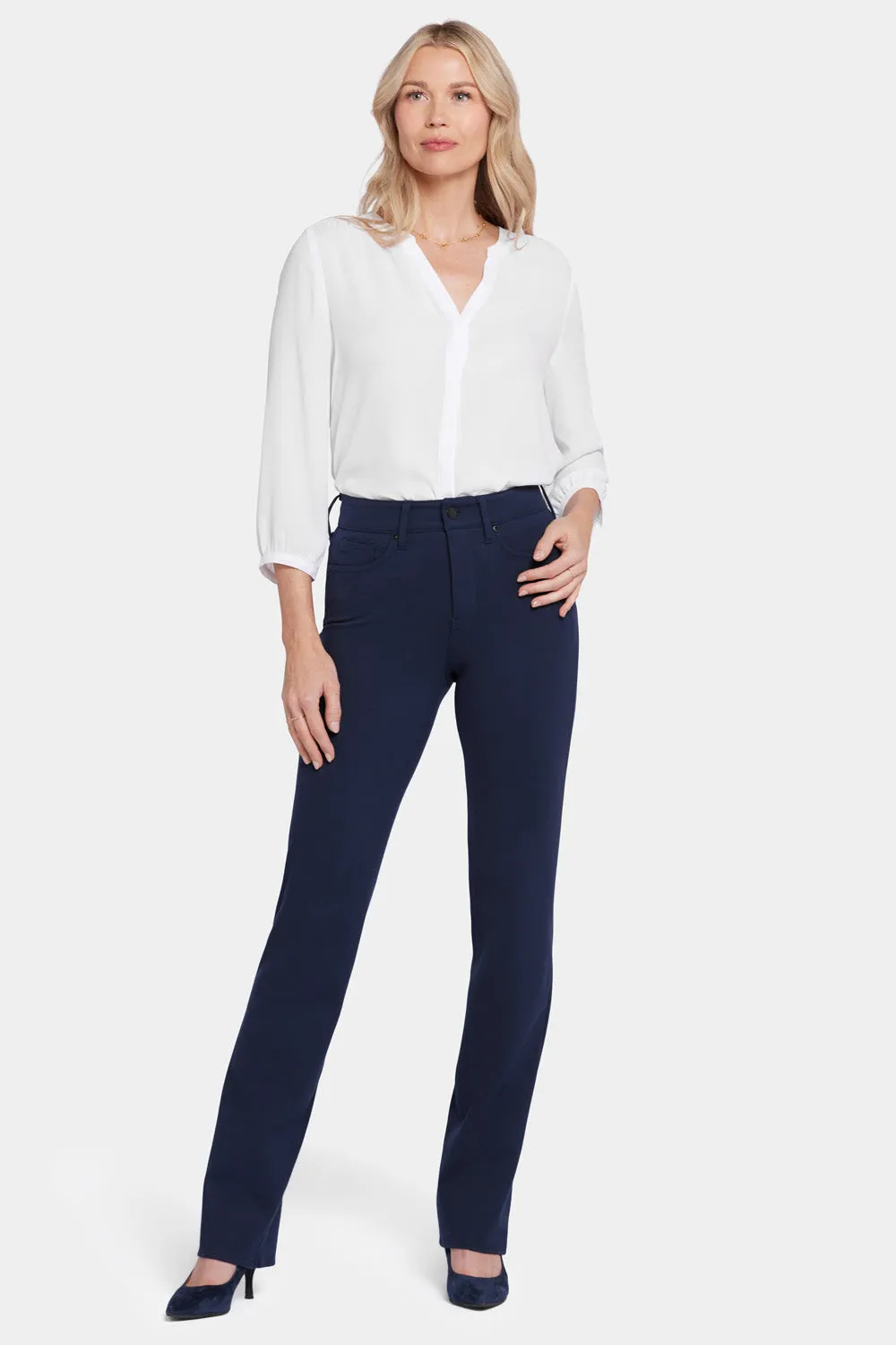 Marilyn Straight Pants - Oxford Navy sold by NYDJ product image thumbnail 4