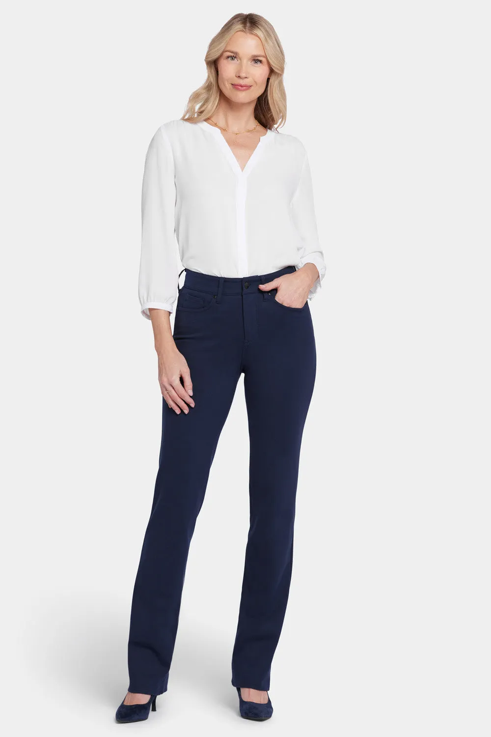 Marilyn Straight Pants - Oxford Navy sold by NYDJ