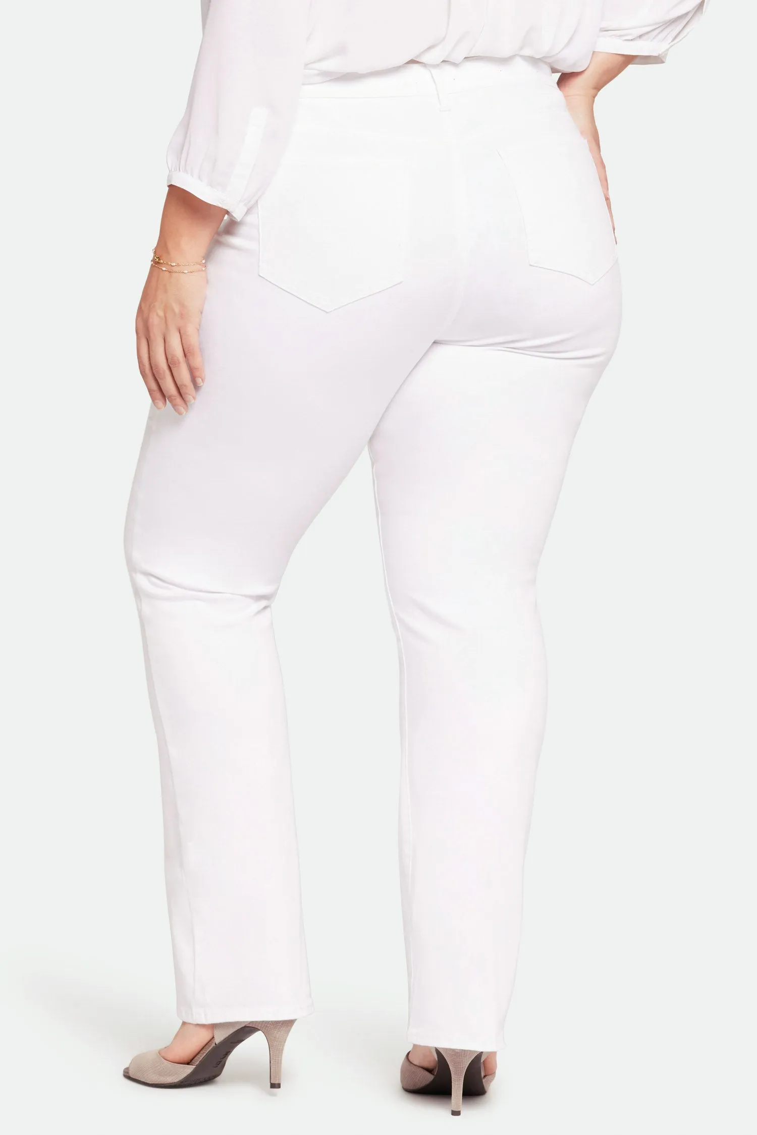 Barbara Bootcut Jeans In Plus Size - Optic White sold by NYDJ product image thumbnail 2