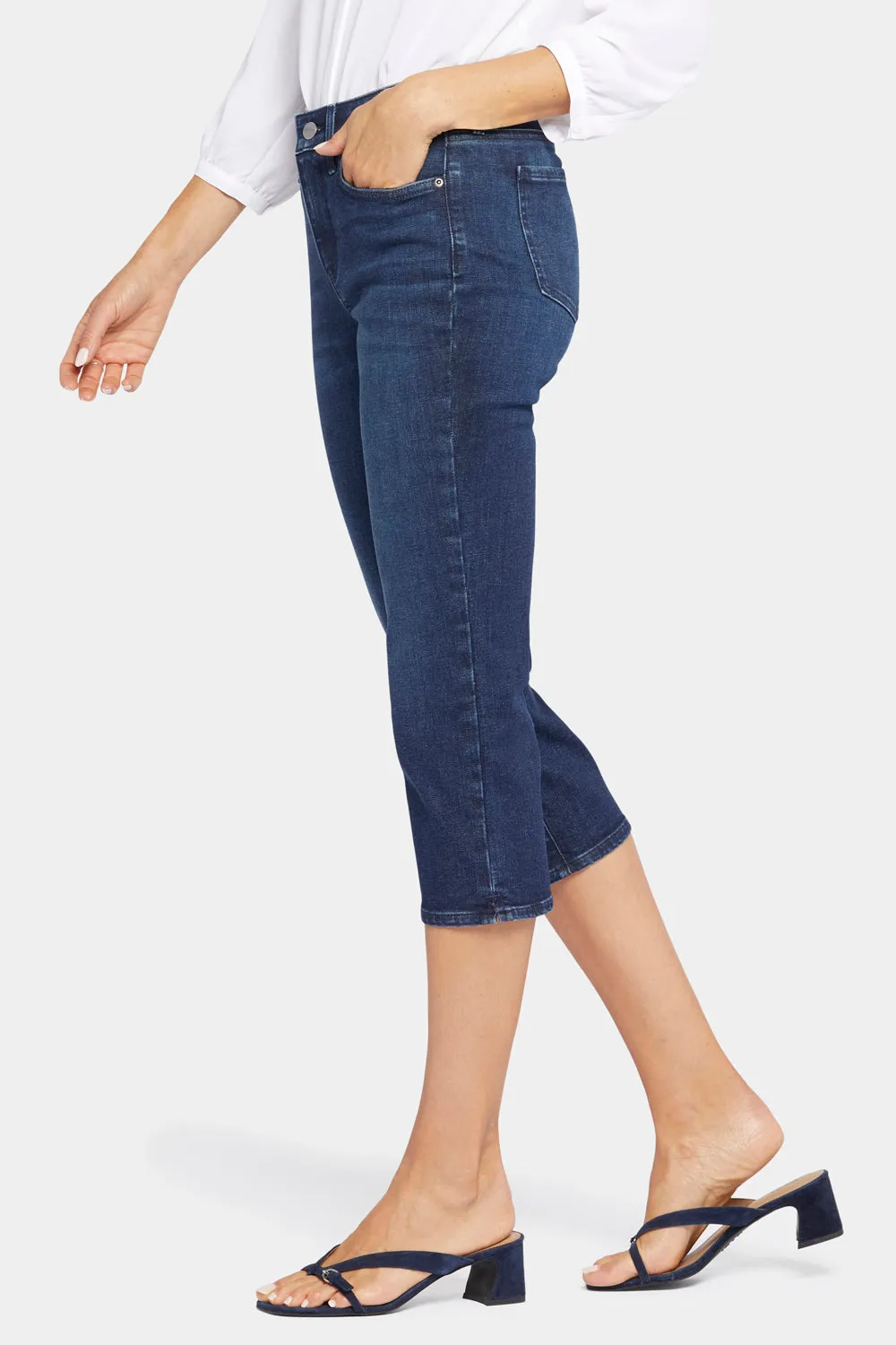 Slim Straight Crop Jeans - Mesquite sold by NYDJ product image thumbnail 3