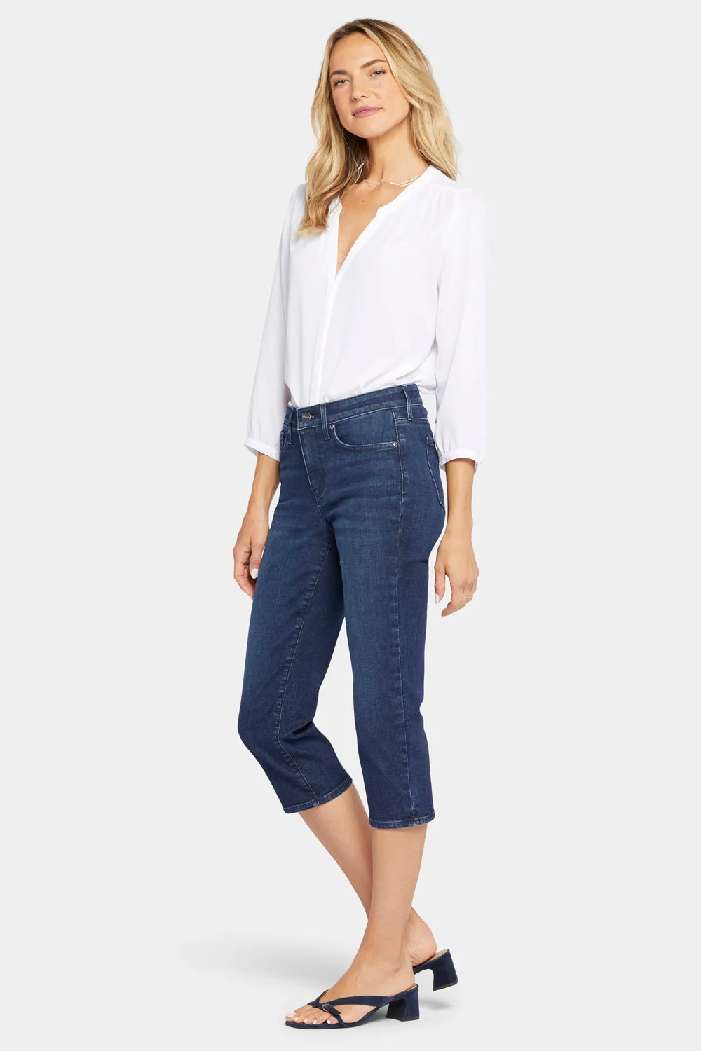 Slim Straight Crop Jeans - Mesquite sold by NYDJ product image thumbnail 5