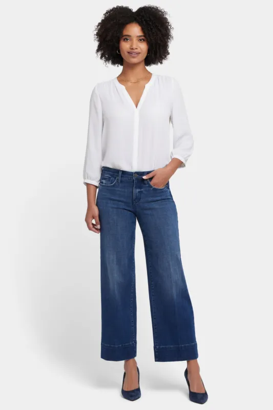 Teresa Wide Leg Ankle Jeans - Moonlight sold by NYDJ