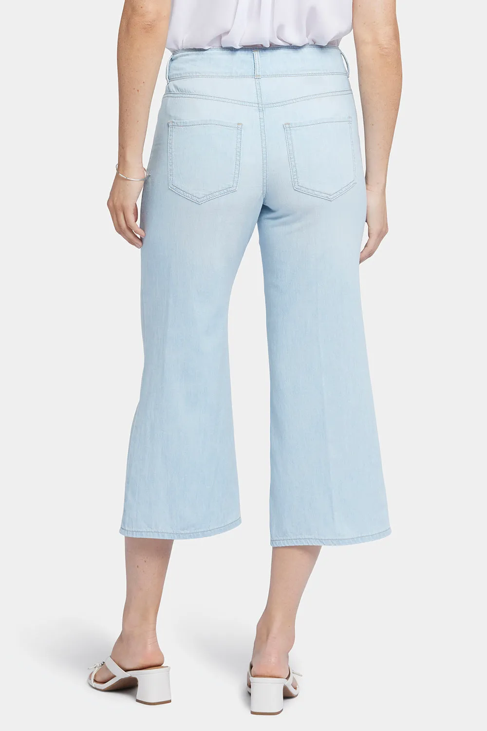 Brigitte Wide Leg Capri Jeans - Oceanfront sold by NYDJ product image thumbnail 2