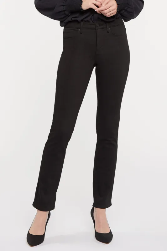 Sheri Slim Jeans In Petite - Black Rinse sold by NYDJ