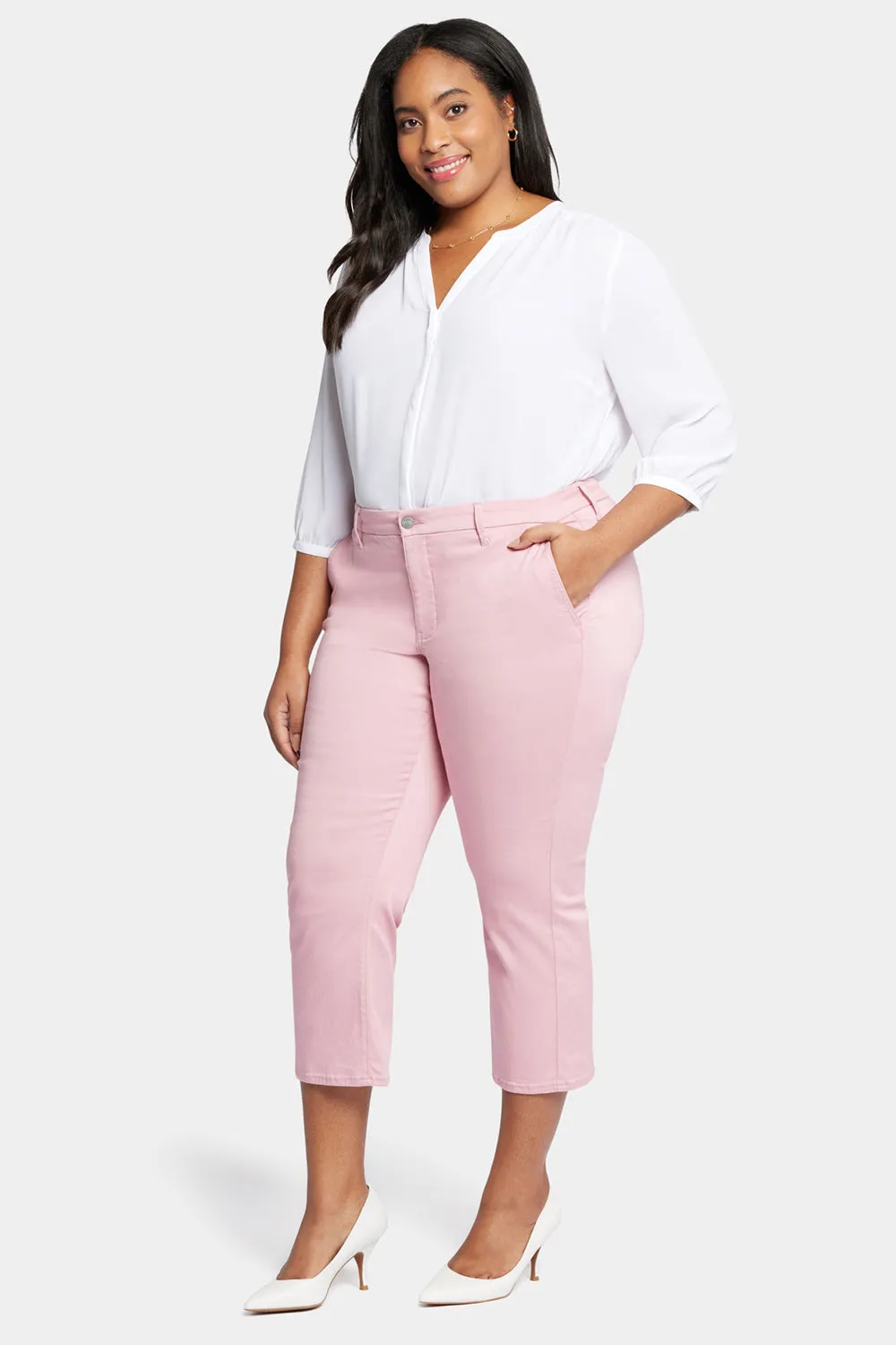 Piper Trouser Pants In Plus Size - Aphrodite sold by NYDJ product image thumbnail 5