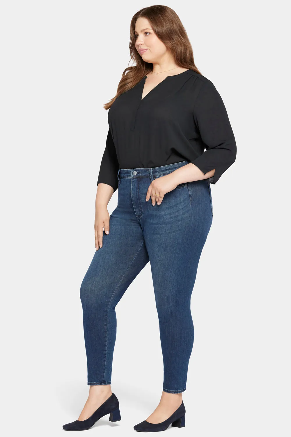 Le Silhouette Ami Skinny Jeans In Plus Size - Precious sold by NYDJ product image thumbnail 5